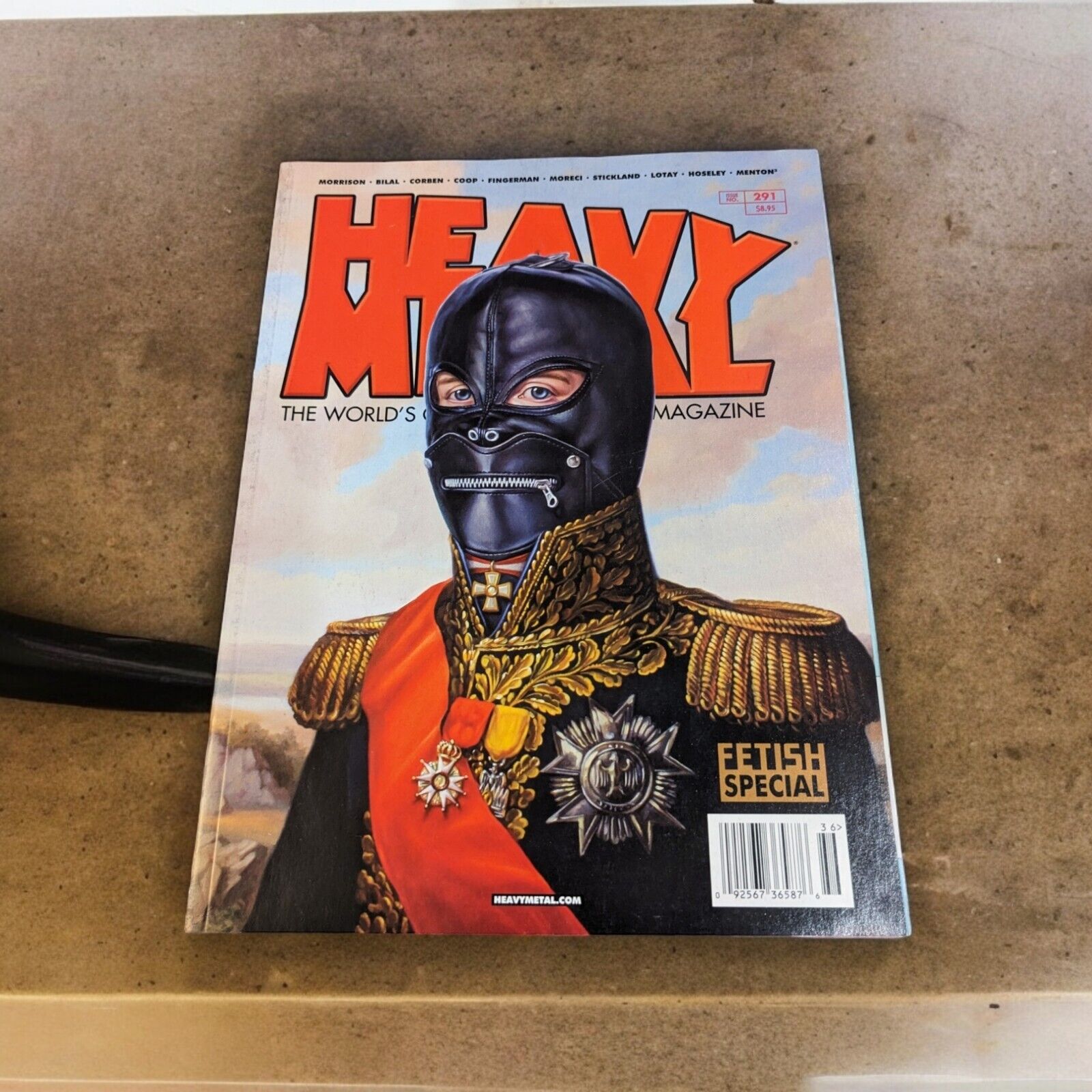 VTG 2018 Heavy Metal Magazine #291 VF Paul Neberra Cover Art Fetish Special