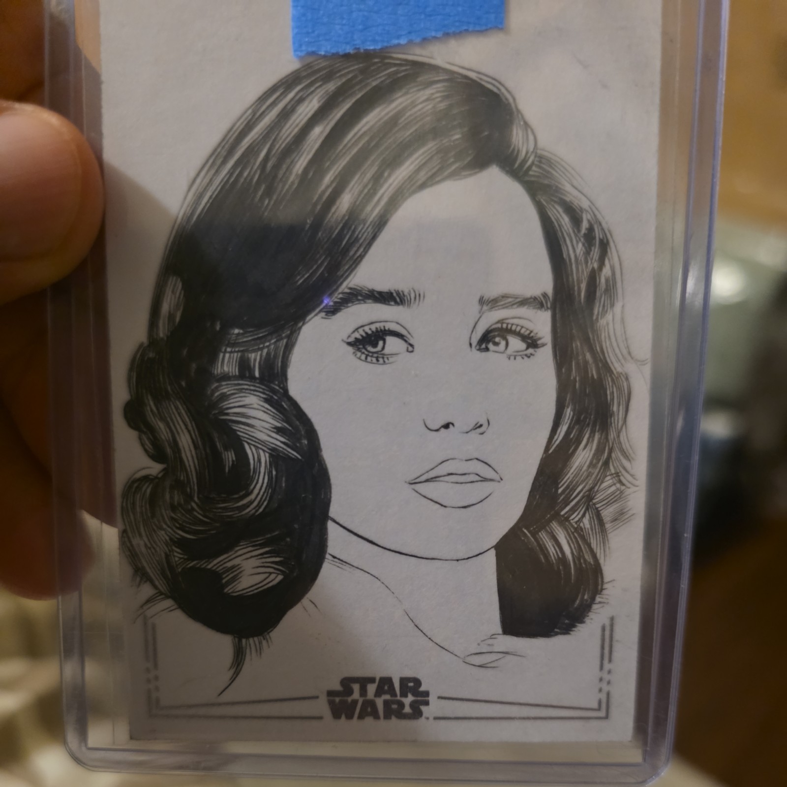 2025 Topps Star Wars Roy Cover 1/1 Sketch Card Original Art Signed 2025 Topps Star Wars Roy Cover 1/1 Sketch Card Original Art Signed