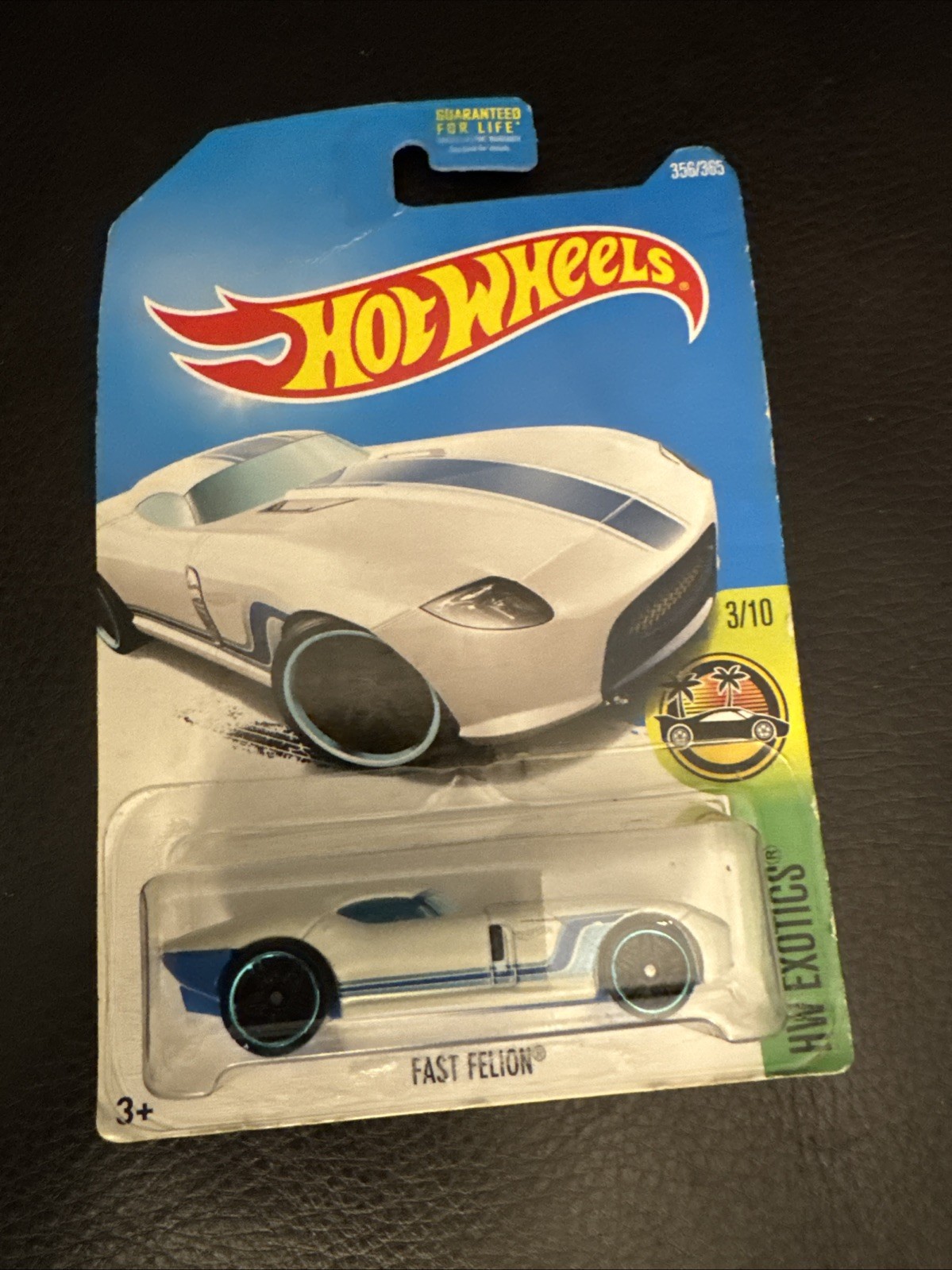 2017 Hot Wheels #356 HW Exotics 3/10 FAST FELION Near Mint