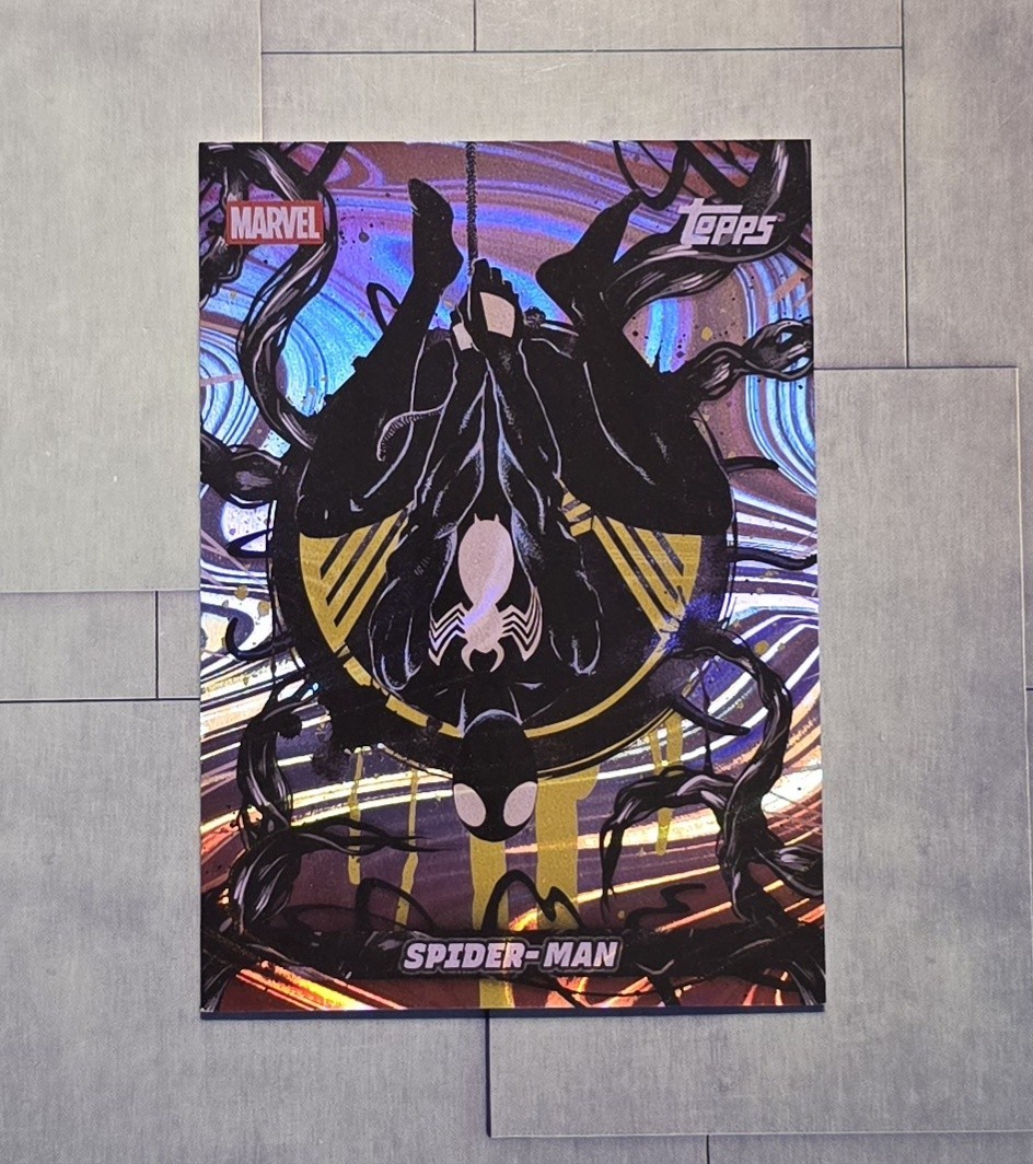 2026 Topps Mint Marvel Mass Symbiote Takeover Spider-Man #MS-25 SDCC 2026 Topps Mint Marvel Mass Symbiote Takeover Spider-Man #MS-25 SDCC