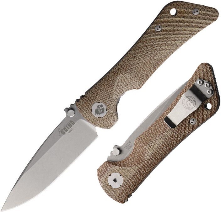 Southern Grind Spider Monkey Folding Knife 3.25" S35VN Steel Blade Mic Handle Southern Grind Spider Monkey Folding Knife 3.25" S35VN Steel Blade Mic Handle