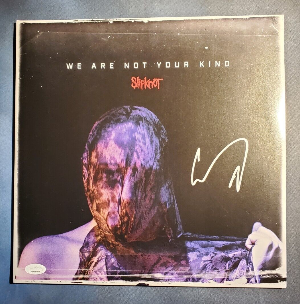 Corey Taylor SLIPKNOT LP Vinyl Record We Are Not Your Kind Signed JSA AUTHENTIC 
