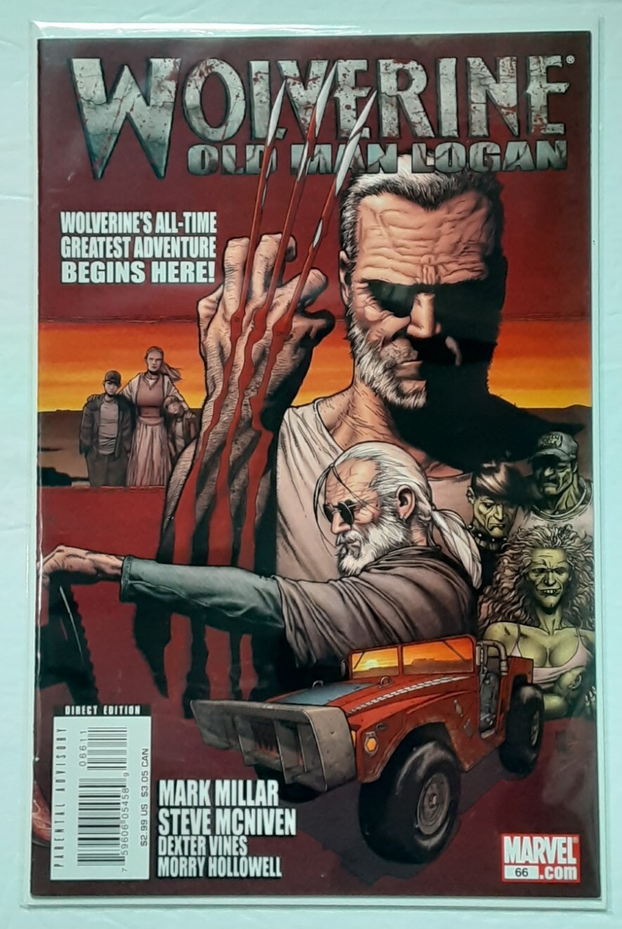Wolverine Vol 3 issue #66 1st Print Old Man Logan VF UNREAD Steve McNiven Cover Wolverine Vol 3 issue #66 1st Print Old Man Logan VF UNREAD Steve McNiven Cover