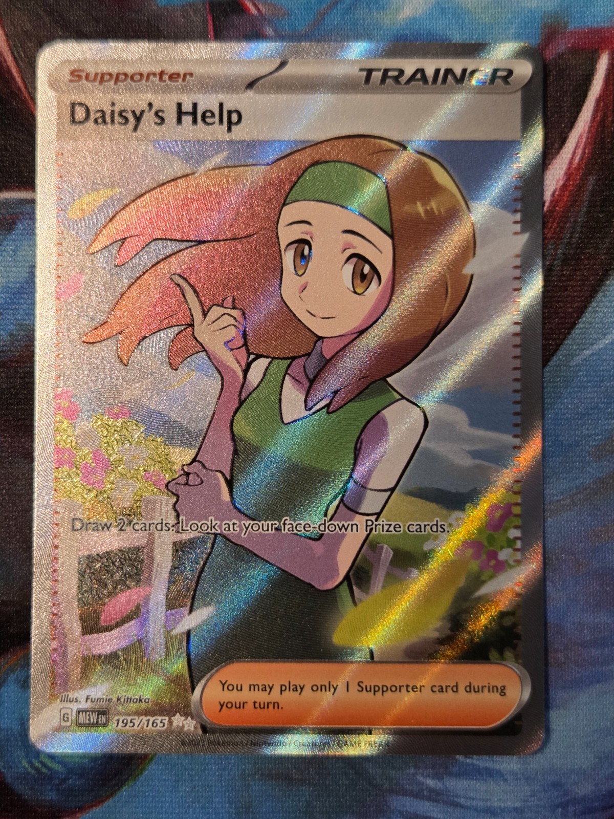 Pokémon TCG Daisy's Help Scarlet Violet 151 195/165 Holo Ultra Rare Pokémon TCG Daisy's Help Scarlet Violet 151 195/165 Holo Ultra Rare