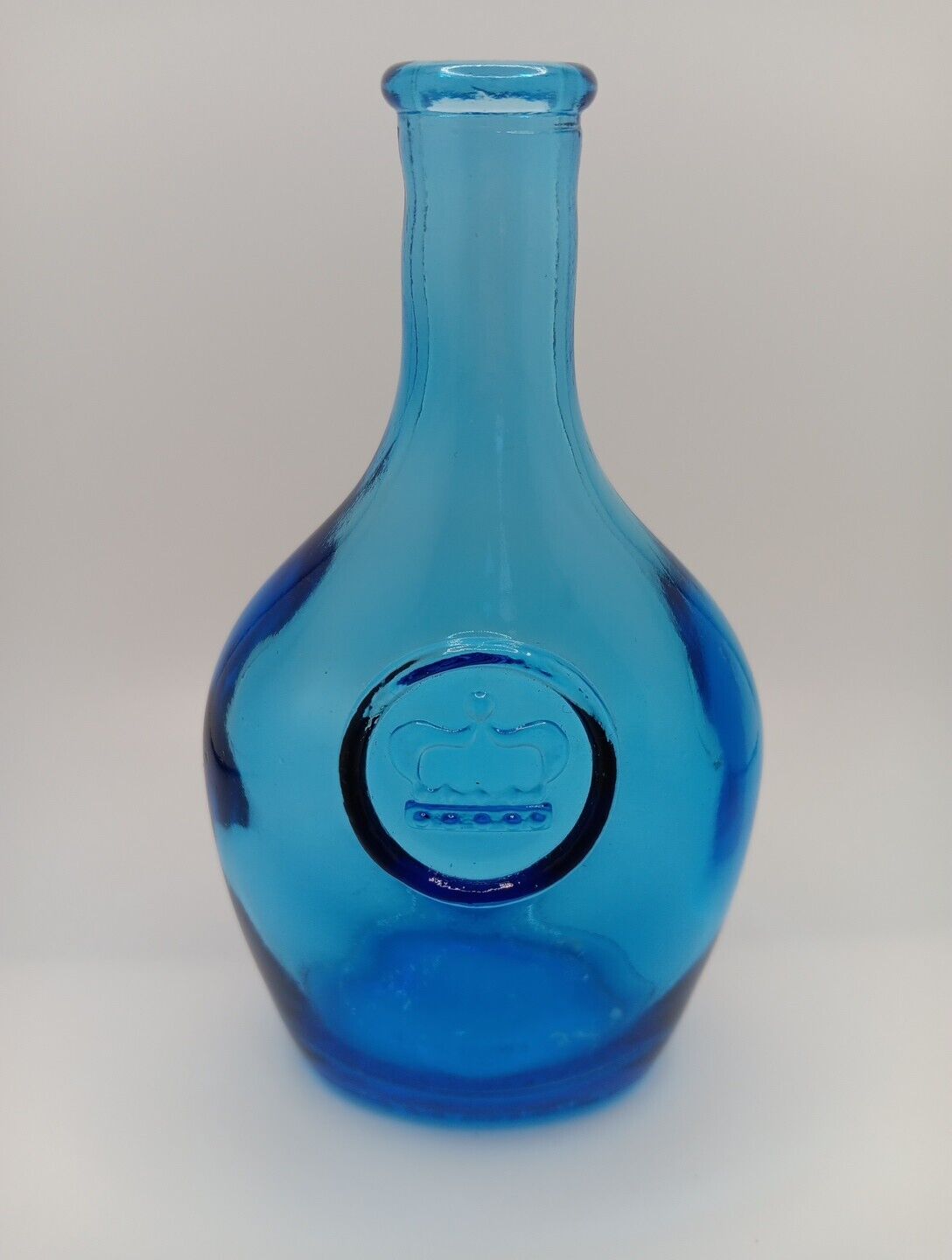 Wheaton N.J. Cobalt Blue 5.5in. Tall Glass Bottle