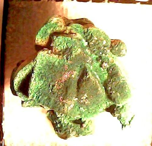 Fibrous, Chatoyant Malachite from Pima County Ajo, AZ. Y8