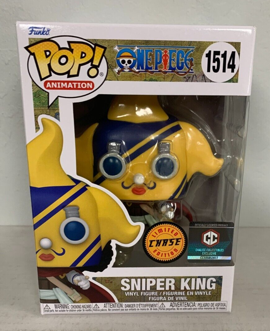 FUNKO POP SNIPER KING CHASE ONE PIECE #1514 EXCLUSIVE CHALICE COLLECTIBLES