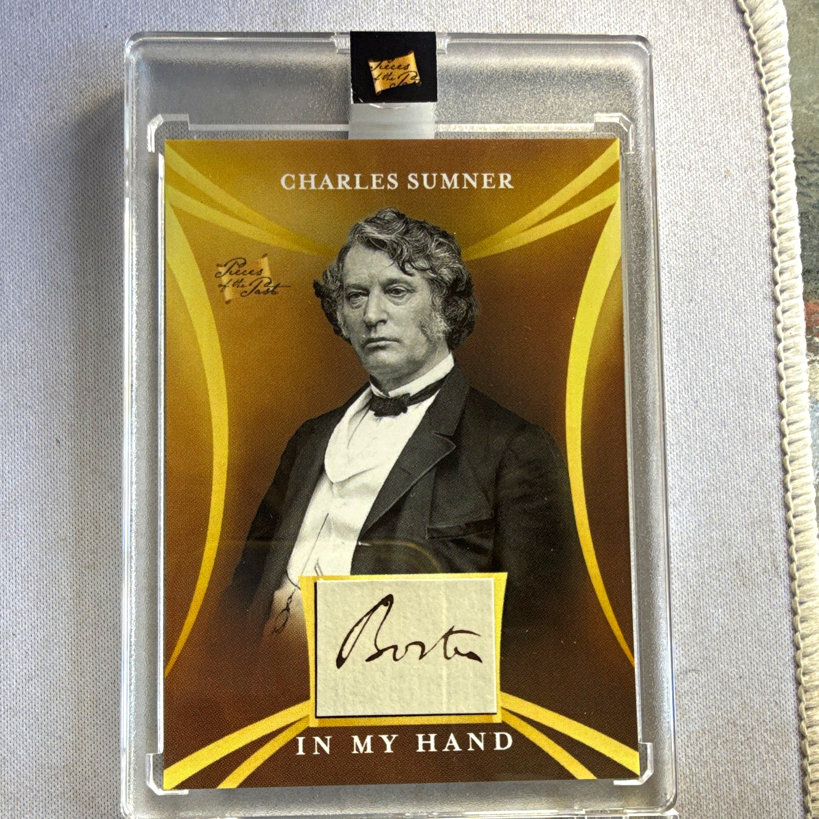 Super Products 2025 Pieces of the Past In My Hand Charles Sumner Auto #84 /75 Super Products 2025 Pieces of the Past In My Hand Charles Sumner Auto #84 /75