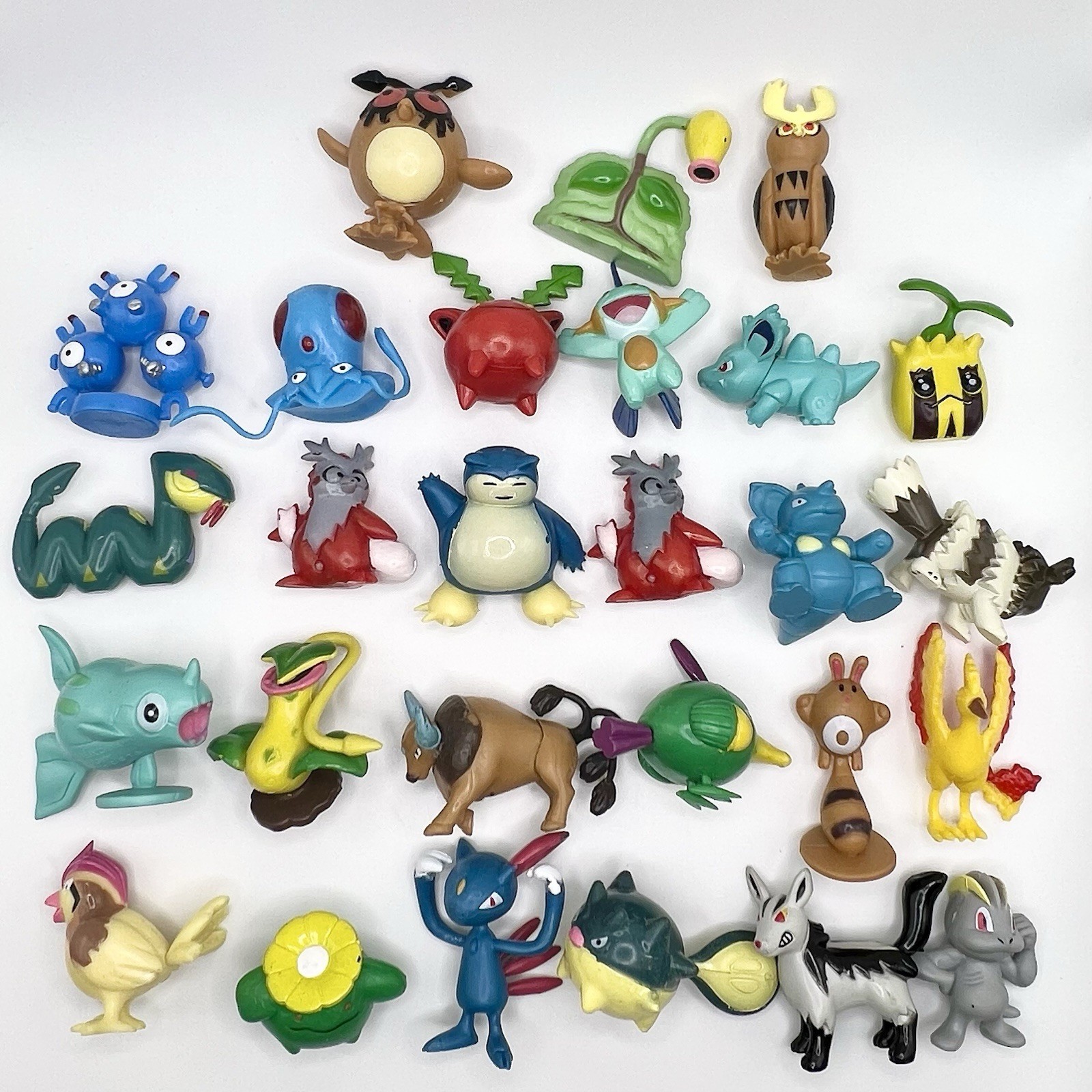 Tomy Pokemon Gold & Silver 2” Mini Figure 2001 Vintage Gashapon Set Of 27 Pcs