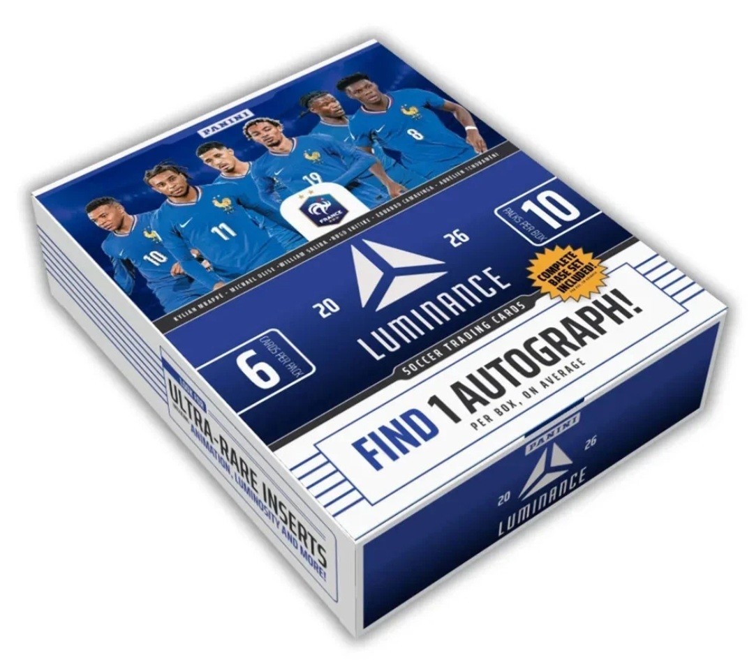 PANINI LUMINANCE BOX TEAM OF FRANCE SOCCER CARDS 2026 AUTOGRAPH NEW PANINI LUMINANCE BOX TEAM OF FRANCE SOCCER CARDS 2026 AUTOGRAPH NEW