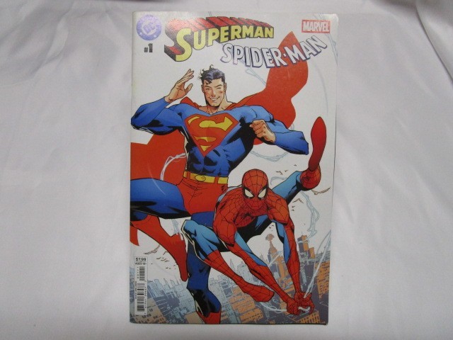 DC/Marvel Comics: Superman/Spider-Man A Cover JORGE JIMENEZ NEW DC/Marvel Comics: Superman/Spider-Man A Cover JORGE JIMENEZ NEW