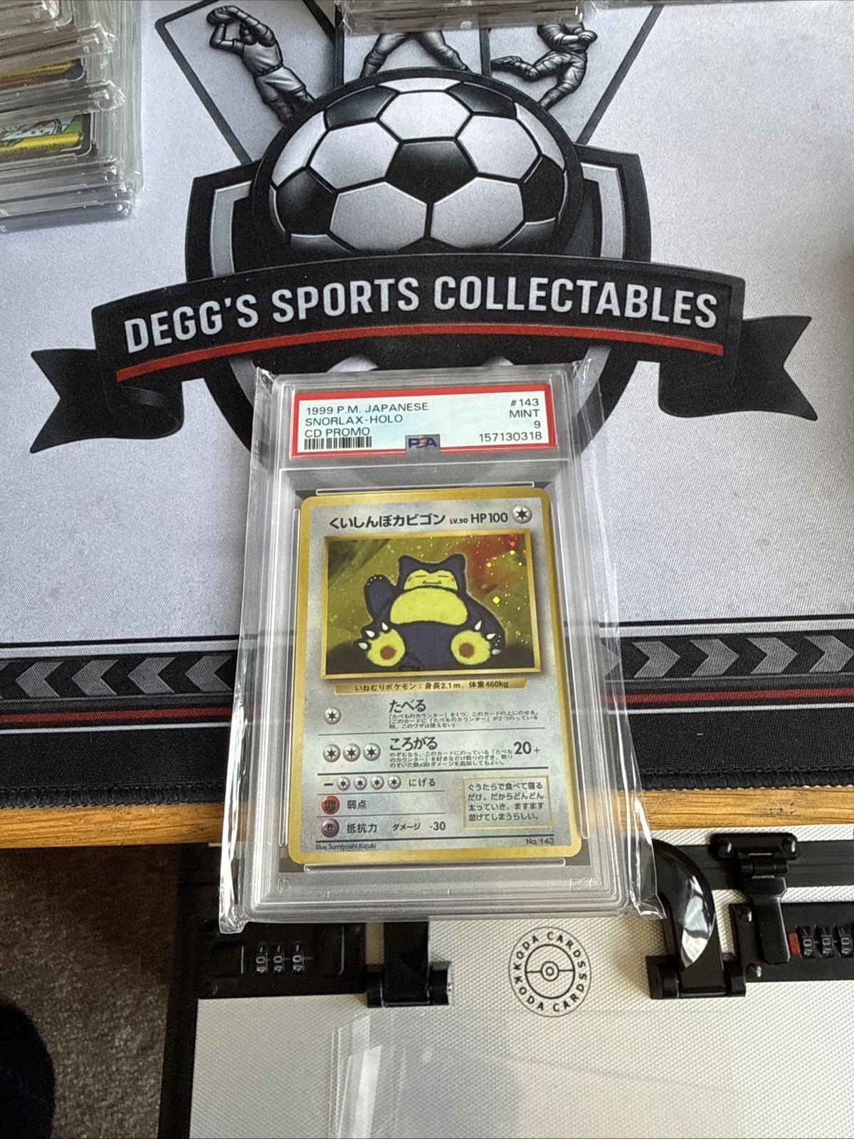 Snorlax Pokémon TCG 1999 P.M. Japanese Snorlax- Holo CD PROMO #143 PSA 9 Mint Snorlax Pokémon TCG 1999 P.M. Japanese Snorlax- Holo CD PROMO #143 PSA 9 Mint