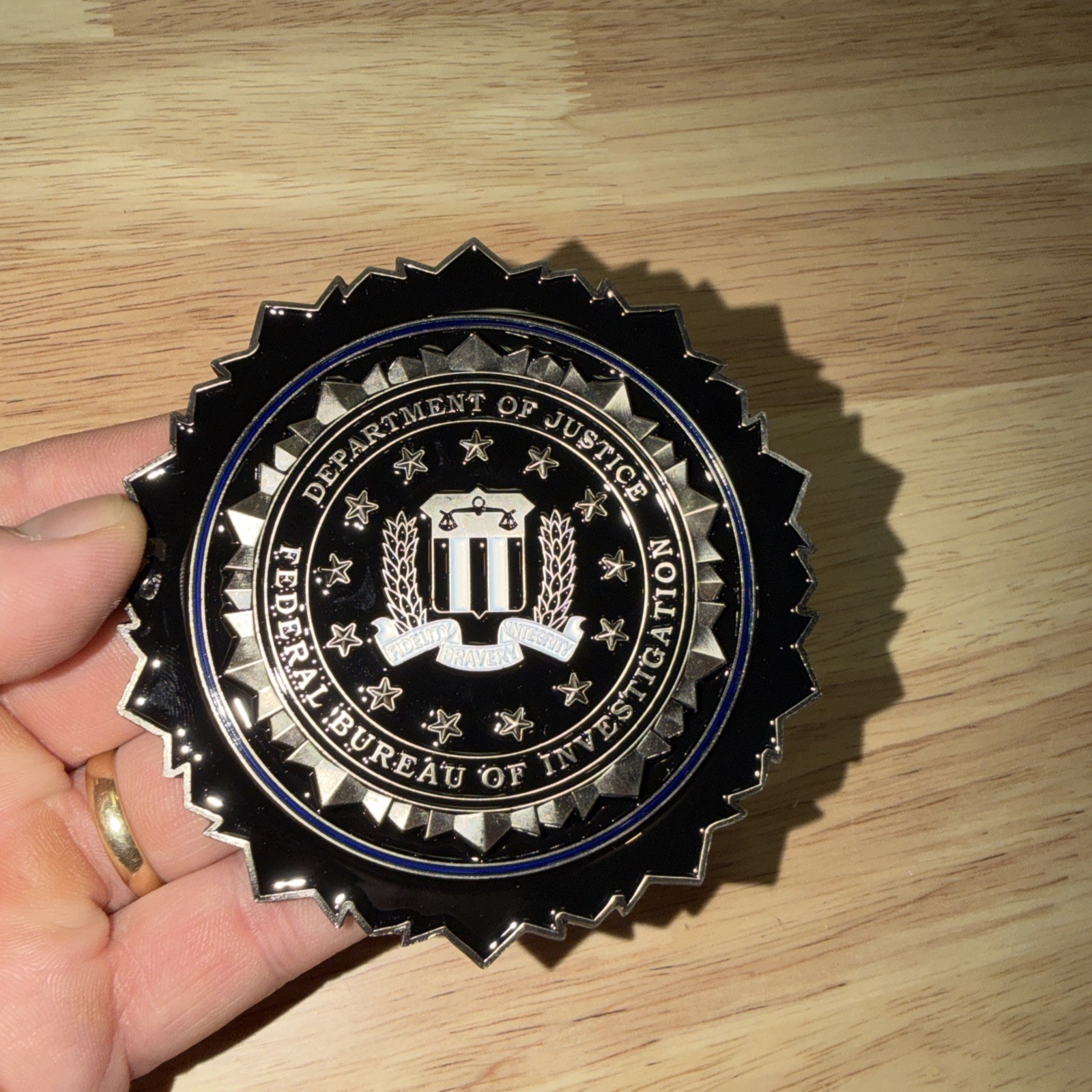FBI Challenge Coin Federal Bureau Investigations Law Enforcement DOJ Police USA