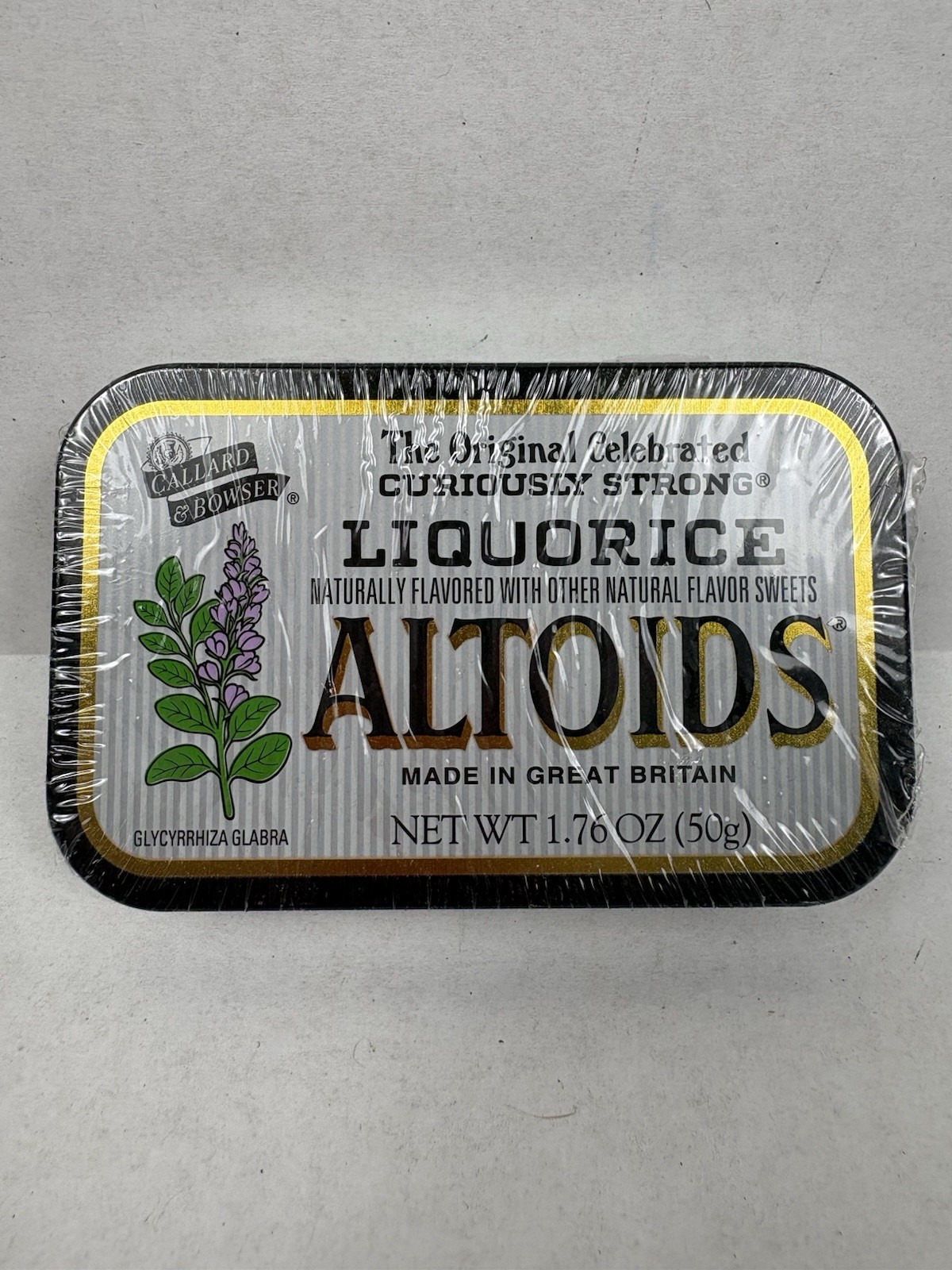 NEW Altoids Liquorice Mints 1.76oz Sealed Collector Tin Discontinued NEW Altoids Liquorice Mints 1.76oz Sealed Collector Tin Discontinued