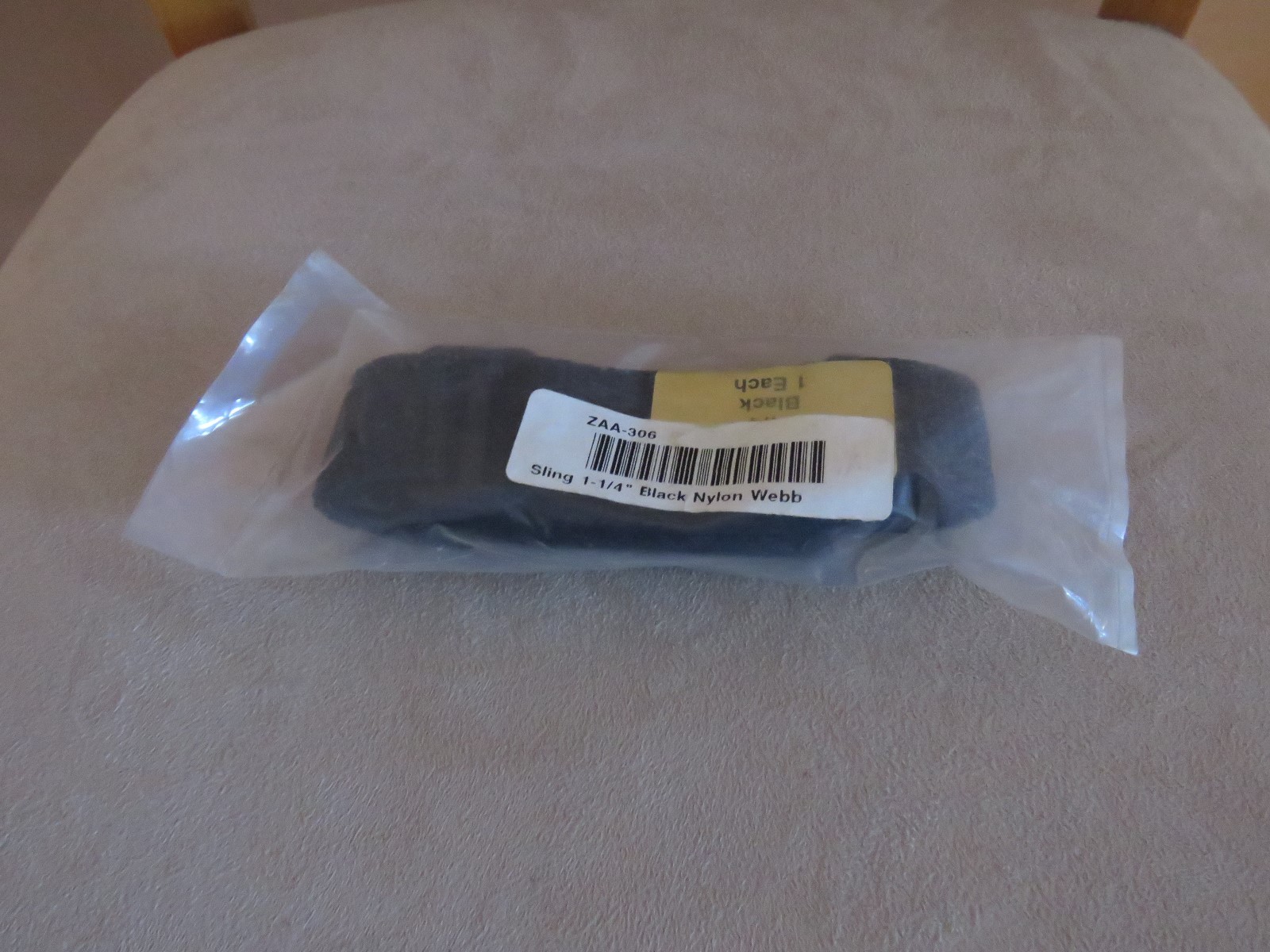 Rifle/ Shotgun sling Black Nylon Webb 1 1/4" Wide ZAA-306