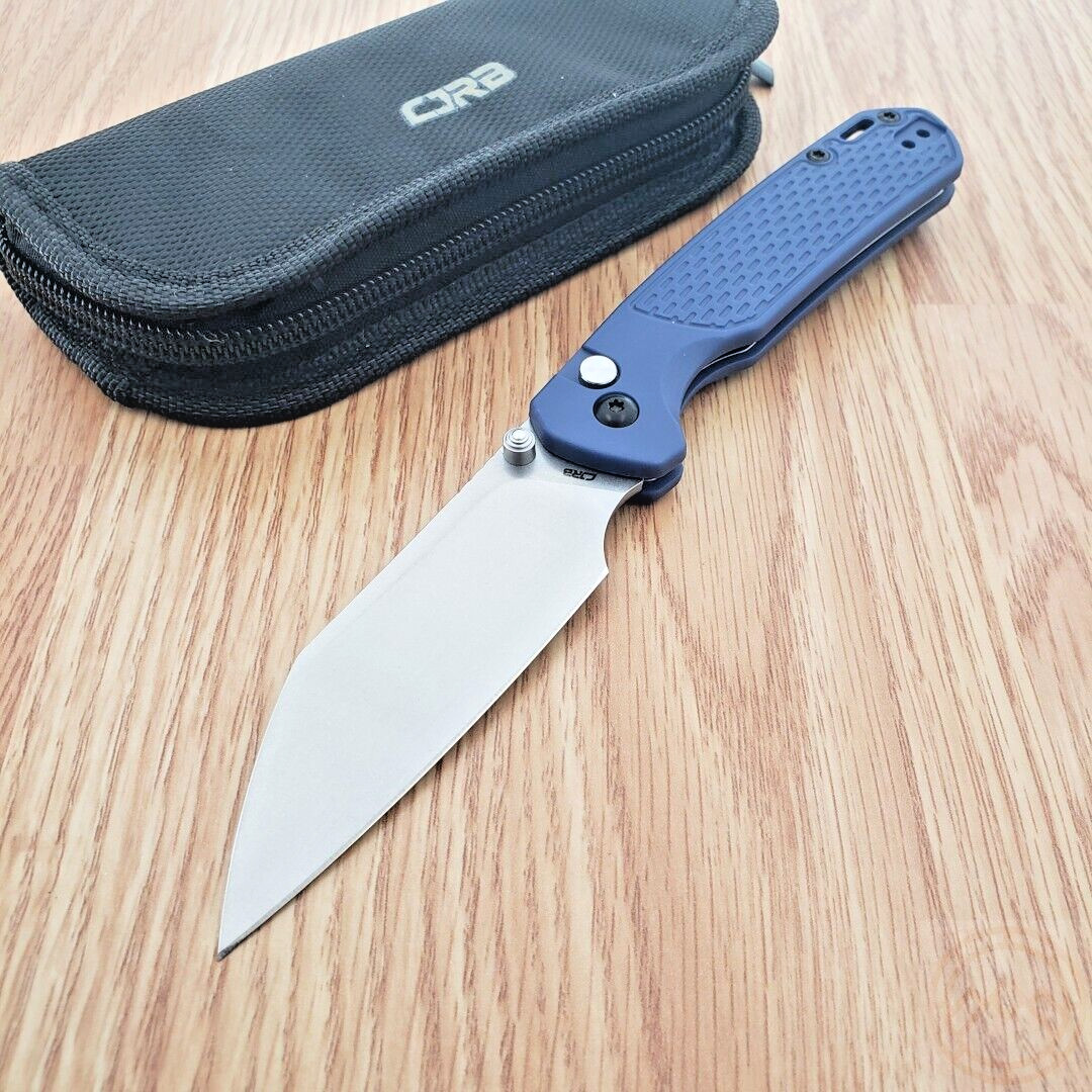 CJRB Pyrite Light Folding Knife 3.38" AR-RPM9 Steel Blade Blue FRN Handle 1945BU CJRB Pyrite Light Folding Knife 3.38" AR-RPM9 Steel Blade Blue FRN Handle 1945BU