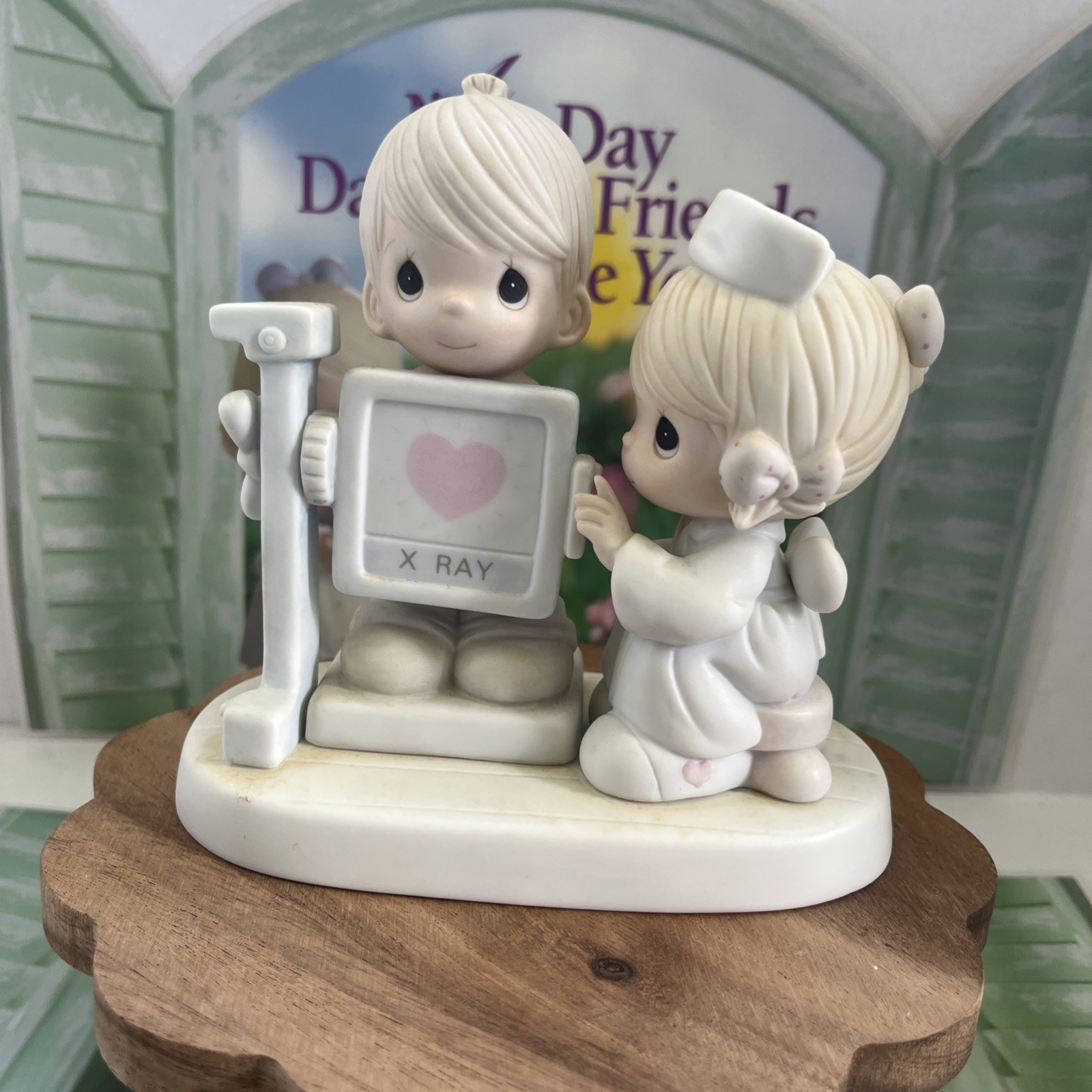 Precious Moments 1988 "My Heart Is Exposed With Love" Figurine Used No Box Precious Moments 1988 "My Heart Is Exposed With Love" Figurine Used No Box