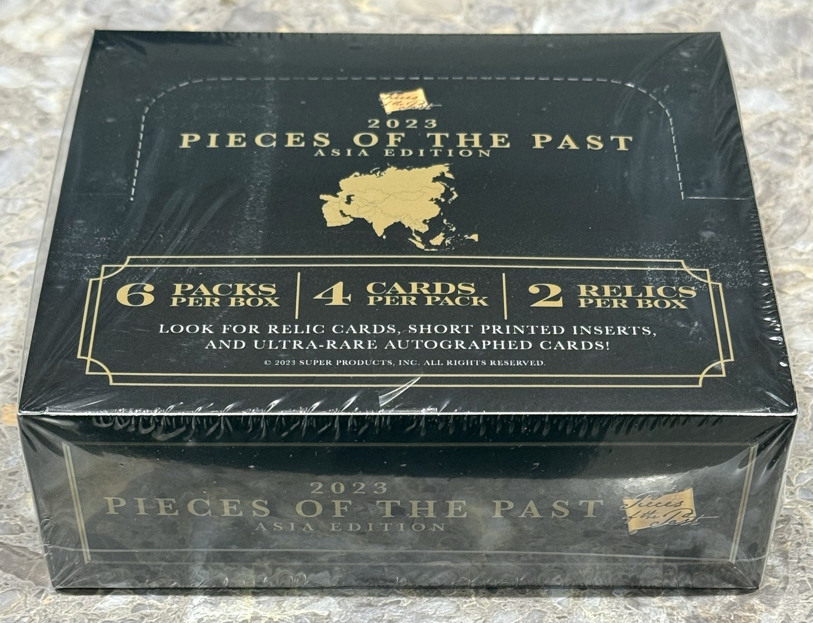 2023 Pieces of the Past - Asia Edition - Factory Sealed Box (2 Relics Per Box) 2023 Pieces of the Past - Asia Edition - Factory Sealed Box (2 Relics Per Box)