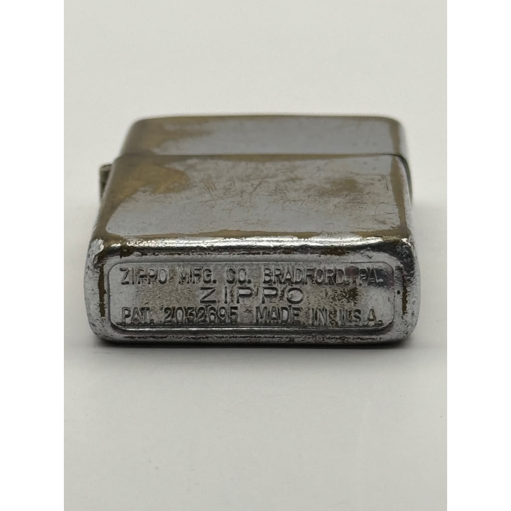 Vintage 1951 Zippo Heavy Finish Wear Non-Matching Insert