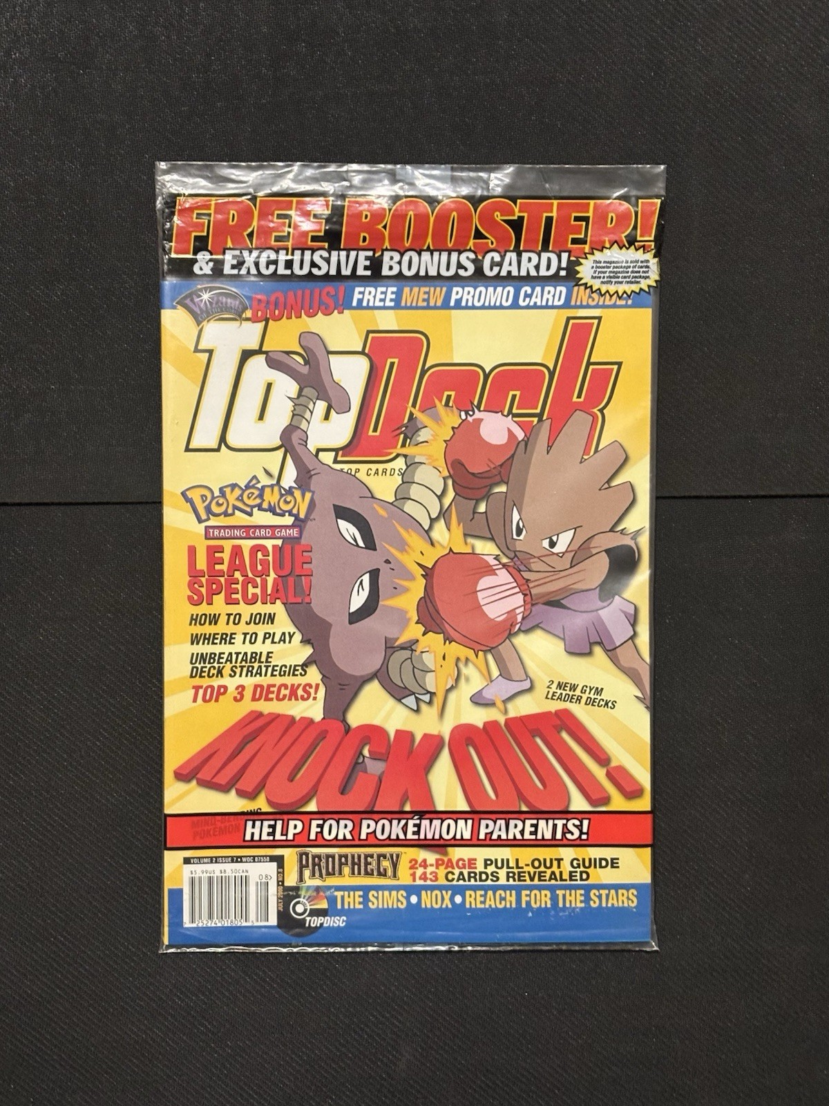 Sealed TopDeck Magazine Volume 2 Issue 7 w/ Mew 8 Black Star Promo & MTG Booster Sealed TopDeck Magazine Volume 2 Issue 7 w/ Mew 8 Black Star Promo & MTG Booster