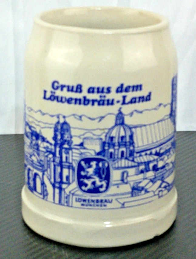 Vintage German Lowenbrau Munich Beer Stein Mug .5L Stoneware 60’s Vintage German Lowenbrau Munich Beer Stein Mug .5L Stoneware 60’s