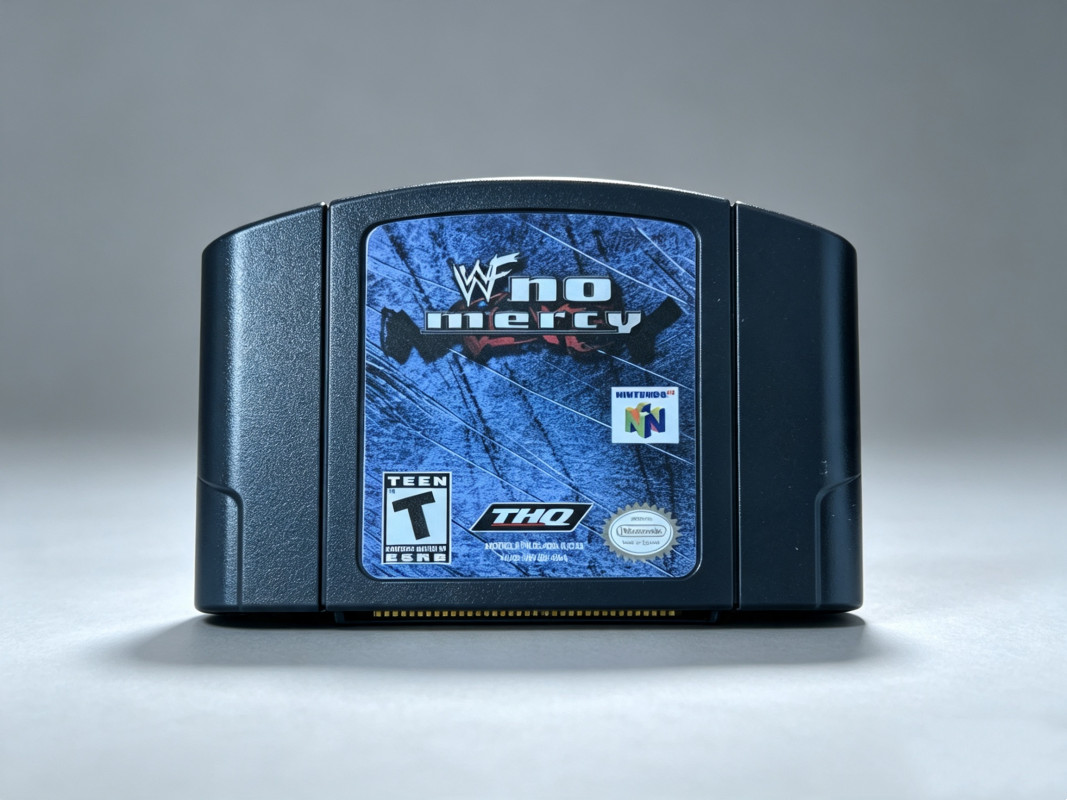 WWF No Mercy Games Cartridge For Nintendo 64 Console US Version Fast Shipping WWF No Mercy Games Cartridge For Nintendo 64 Console US Version Fast Shipping