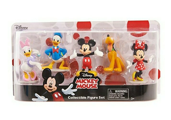 Disney Mickey Mouse Collectible Figure Set-5 Piece set for Ages 3+ Disney Mickey Mouse Collectible Figure Set-5 Piece set for Ages 3+