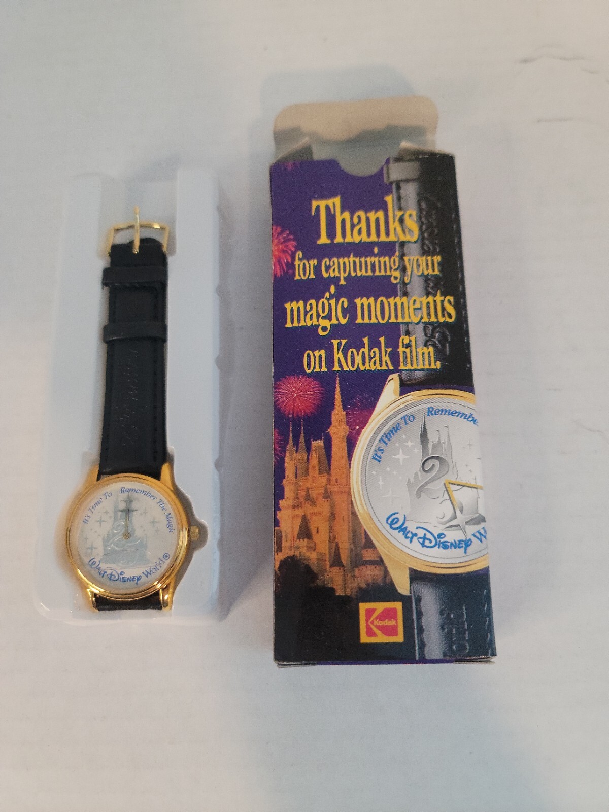 Vintage 1996 Kodak Disney Walt Disney World 25th Anniversary Watch New in Box