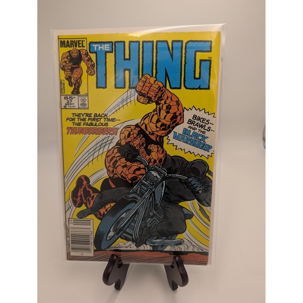 The Thing 27 Marvel newsstand version 1985 The Thing 27 Marvel newsstand version 1985