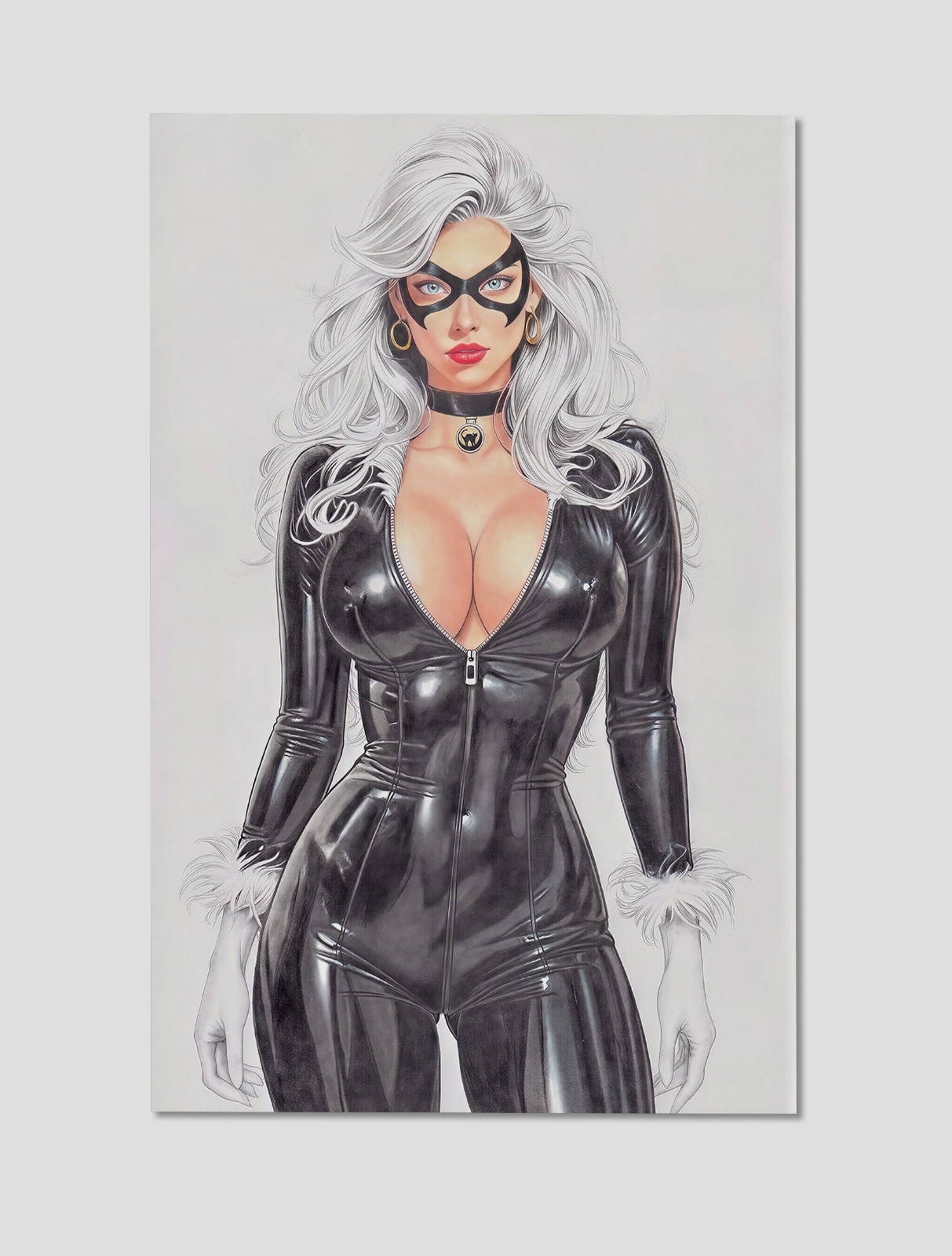 Black Cat Felicia Hardy Premium Giclee Print Poster 11"x17" - Marvel Wall Art
