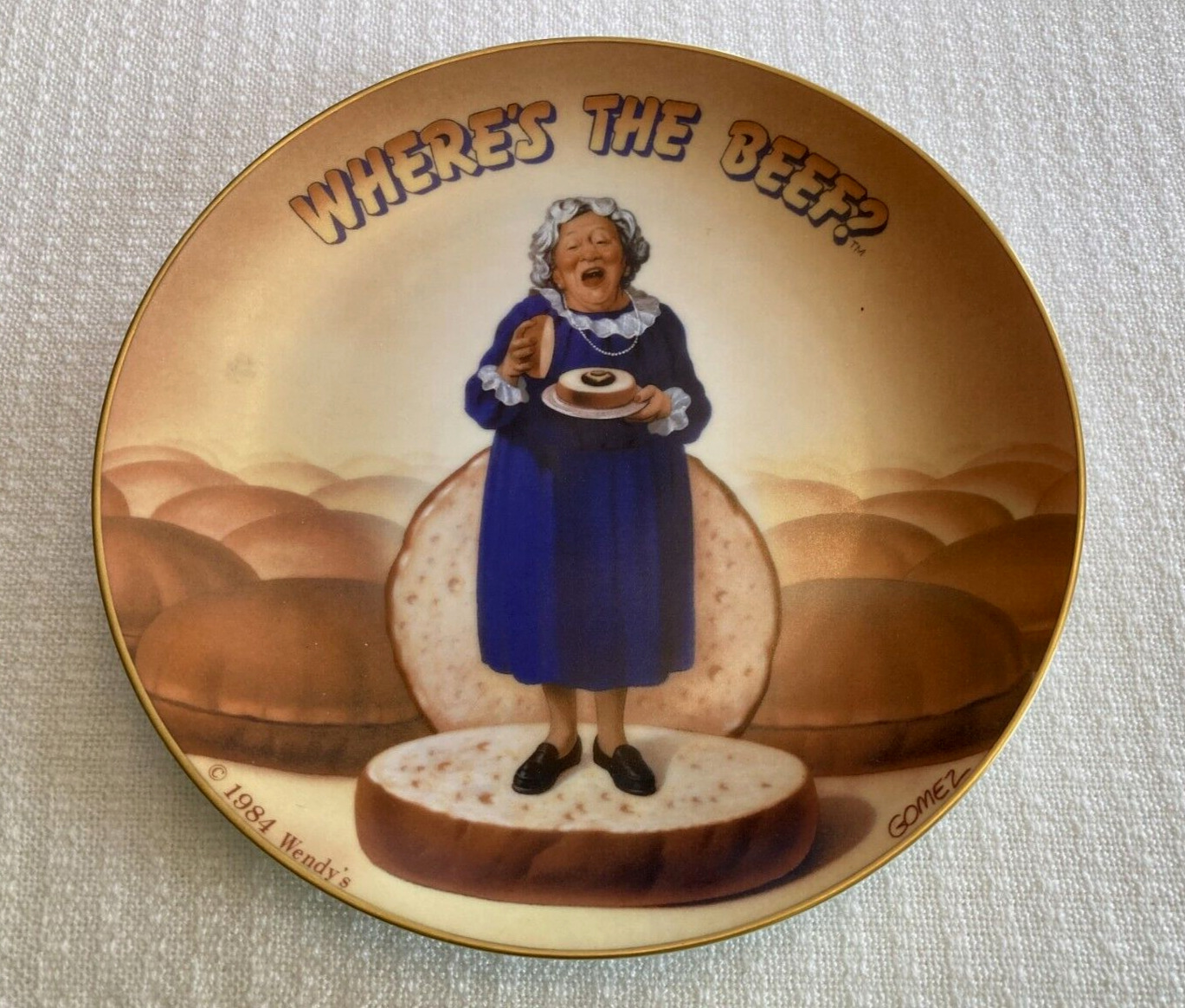 1984 Wendy\'s Collector Plate \