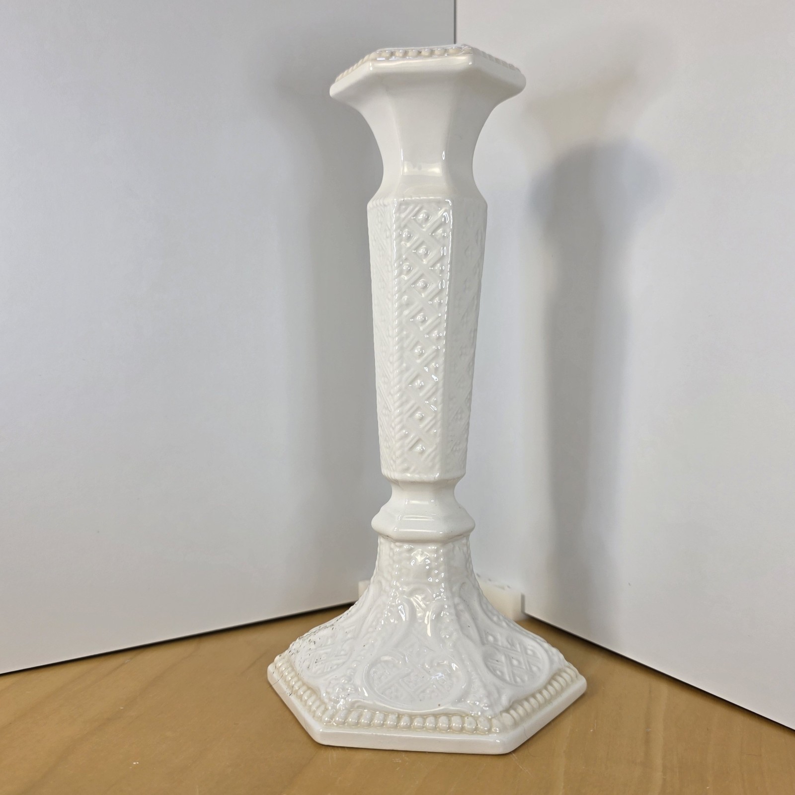 Vintage Lenox Butlers Pantry Candlestick Discontinued 8.25" Made In Italy Vintage Lenox Butlers Pantry Candlestick Discontinued 8.25" Made In Italy