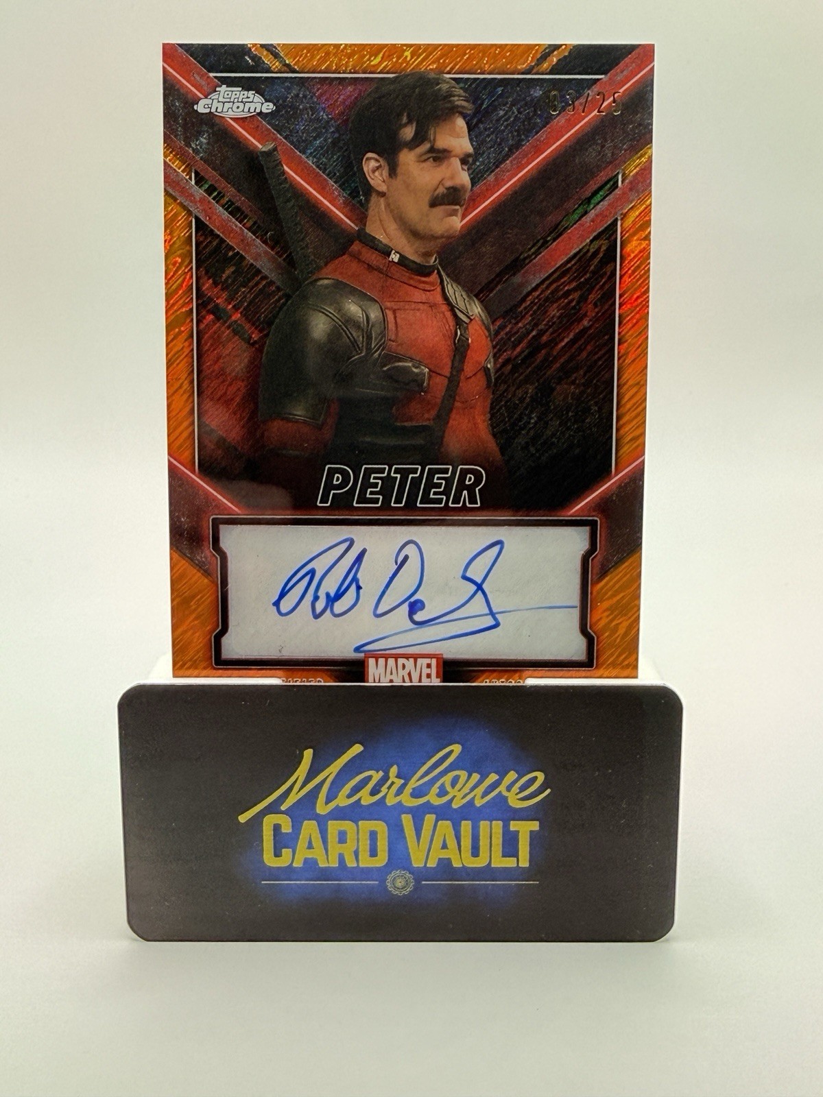 2025 Topps Chrome Deadpool Peter Autograph 03/25 🔥🔥🔥 2025 Topps Chrome Deadpool Peter Autograph 03/25 🔥🔥🔥