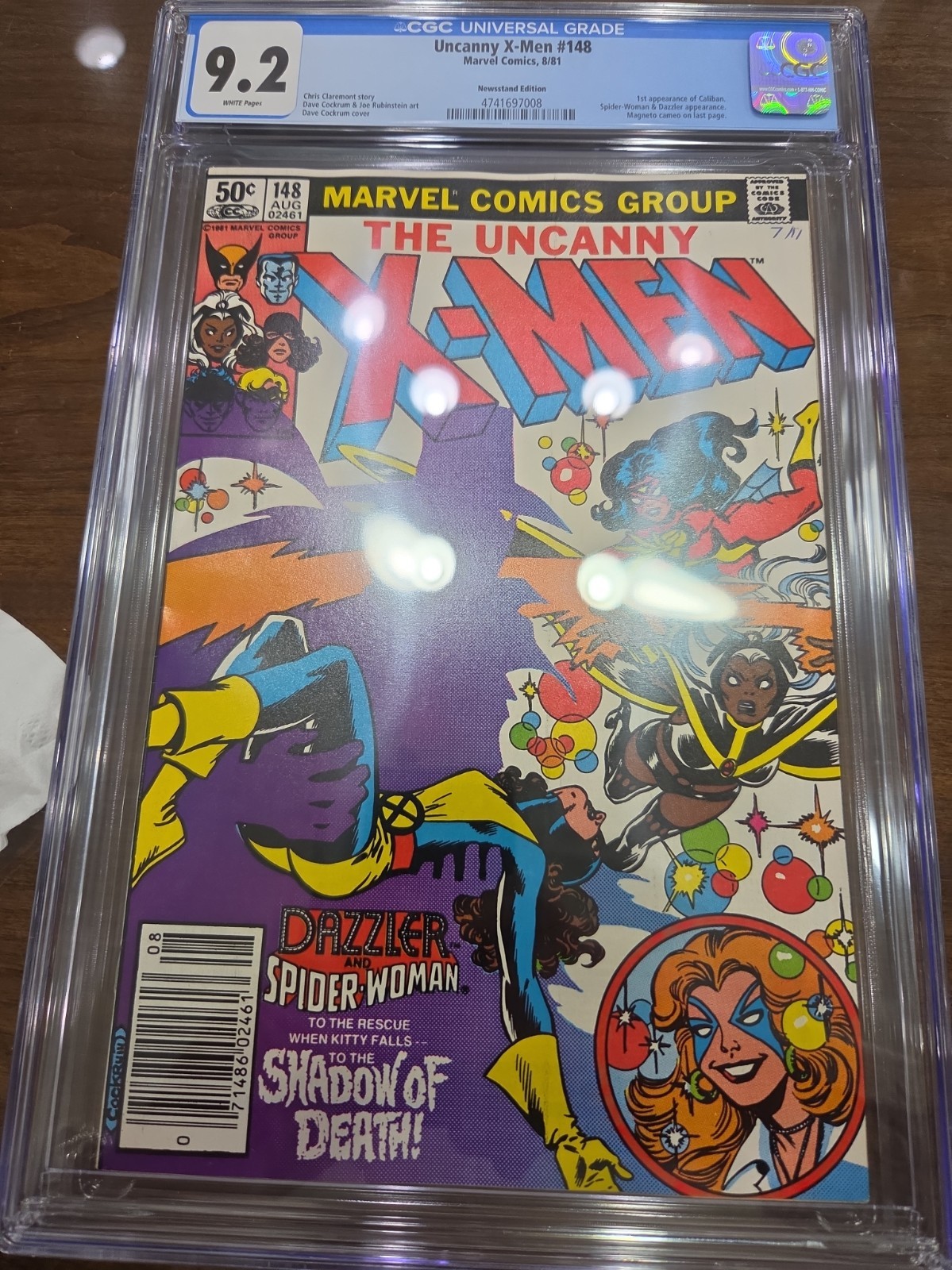 Uncanny X-Men 148 CGC 9 2 White Pages 1st Appearance Uncanny X-Men 148 CGC 9 2 White Pages 1st Appearance