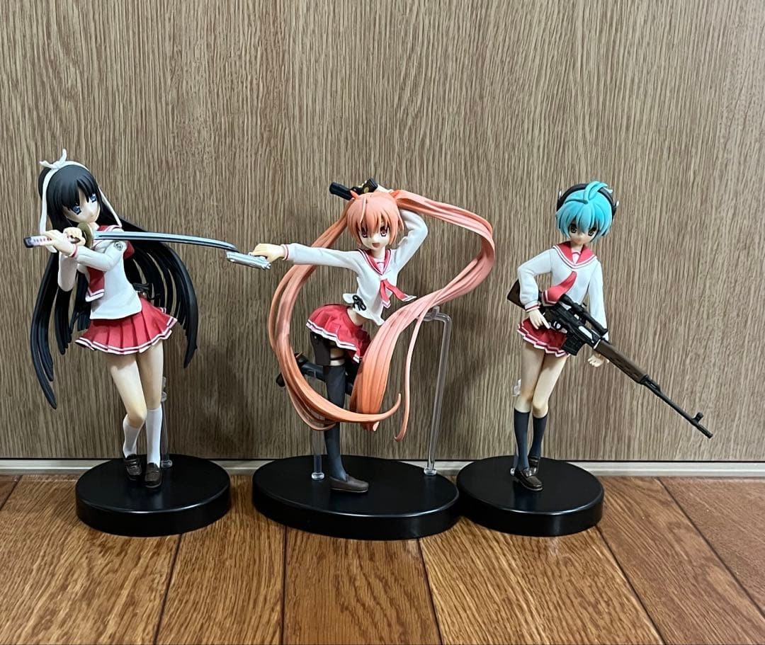 Aria the Scarlet Ammo Kanazaki H Aria Hoshikaga Shirayuki Reki Figure Set Aria the Scarlet Ammo Kanazaki H Aria Hoshikaga Shirayuki Reki Figure Set