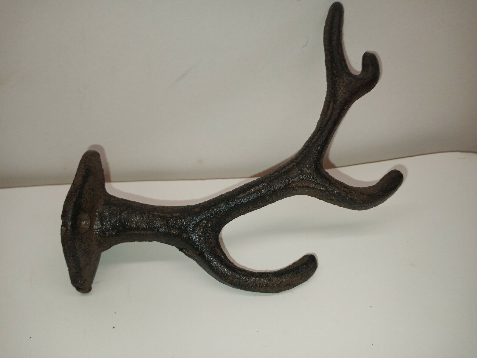 Vintage Cast Iron Antlers Hanging Hook