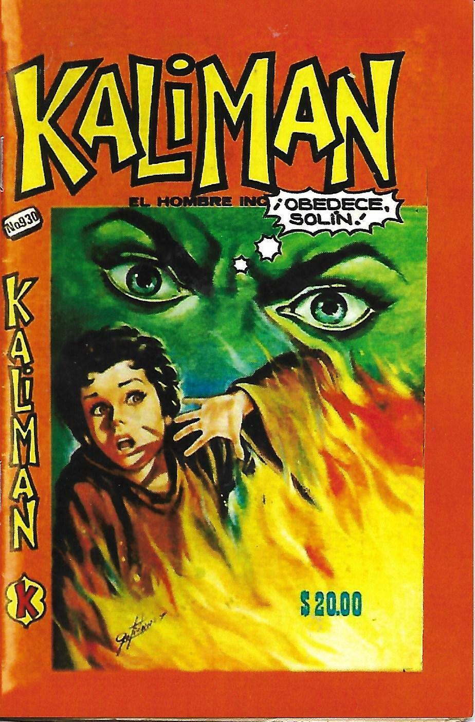Kaliman El Hombre Increible #930 - Septiembre 23, 1983 - Mexico 