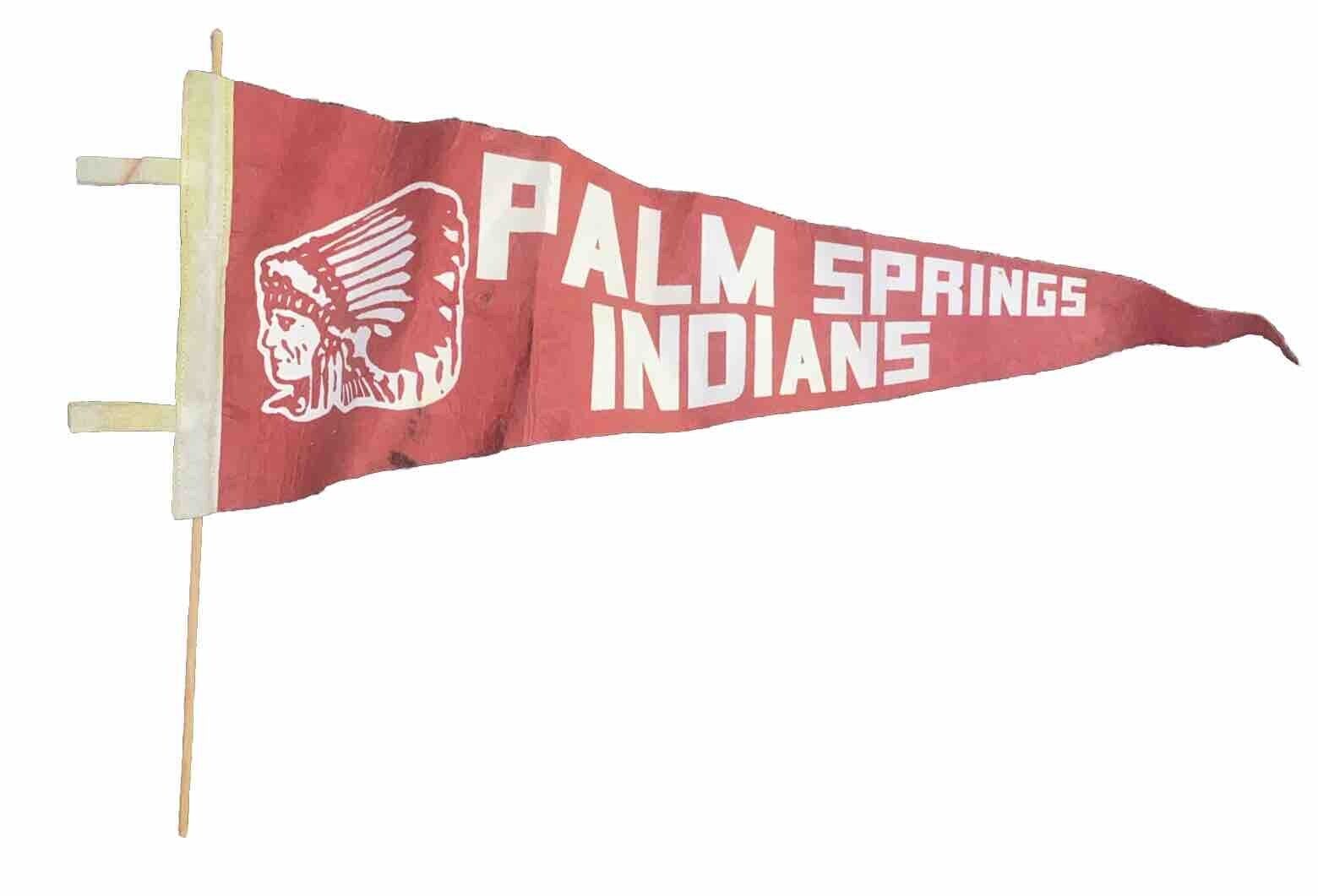 Vintage Palm Springs High School Pennant Flag RARE