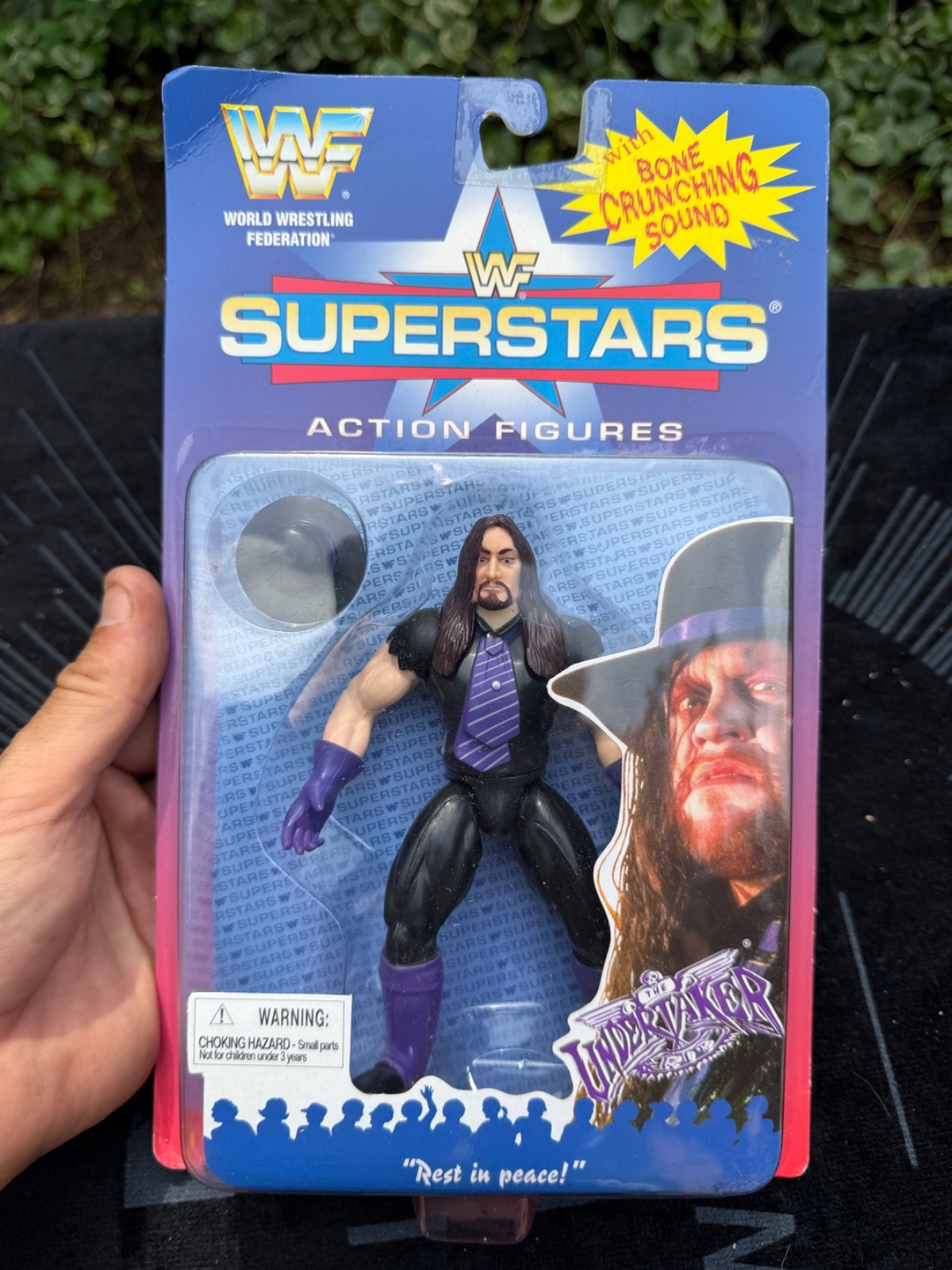 JAKKS Pacific WWF WWE Superstars Series 1 Undertaker 1996 action figure JAKKS Pacific WWF WWE Superstars Series 1 Undertaker 1996 action figure