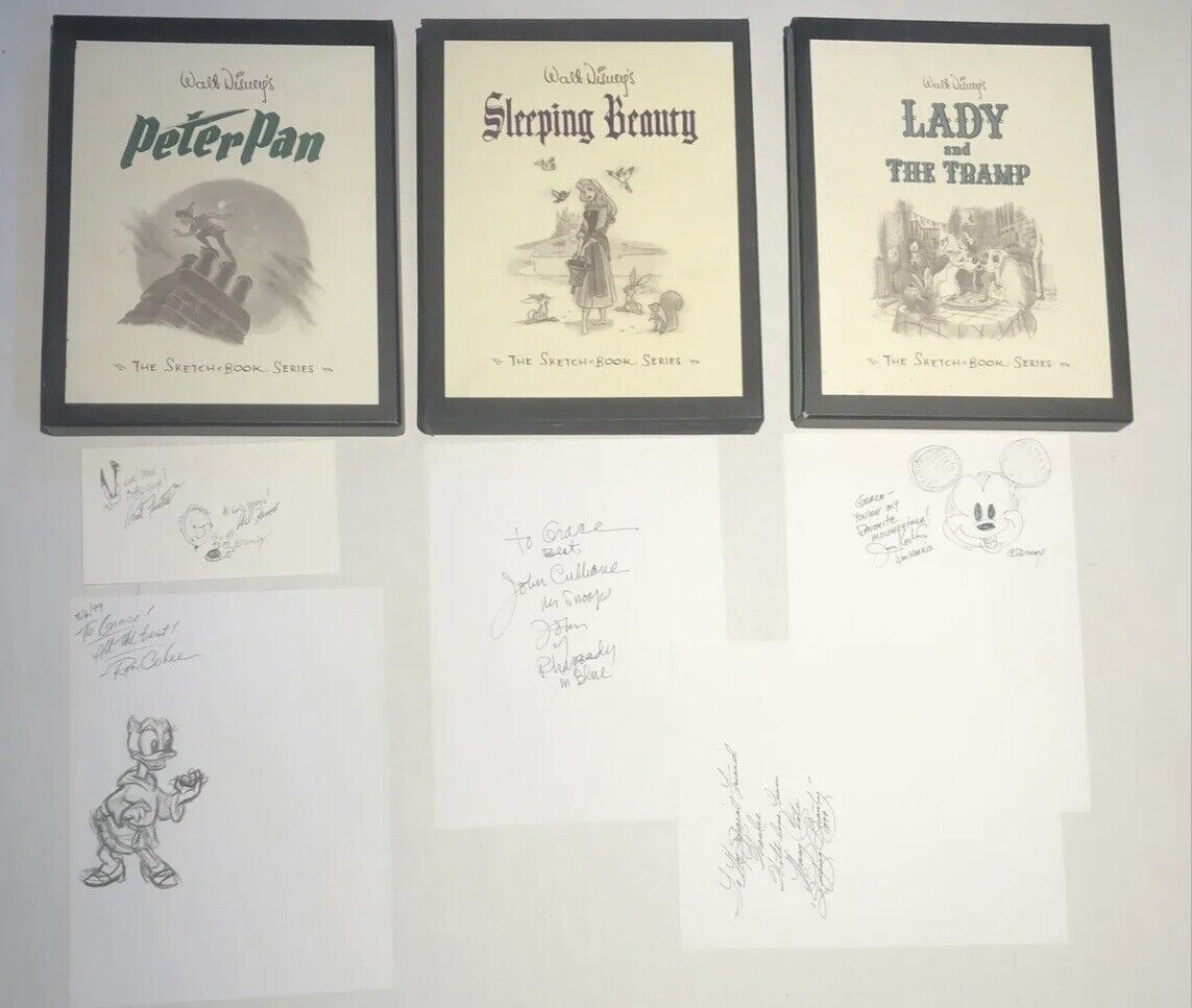 Walt Disney's Peter Pan The Sketch Book Series - Several Disney Artist SIGNED
