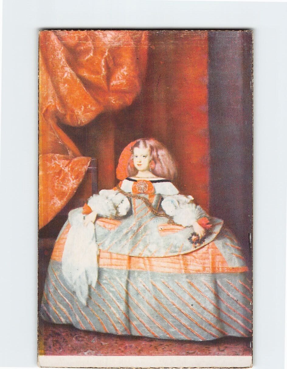 Postcard Portrait of the Infanta Margaret Theresa Painting