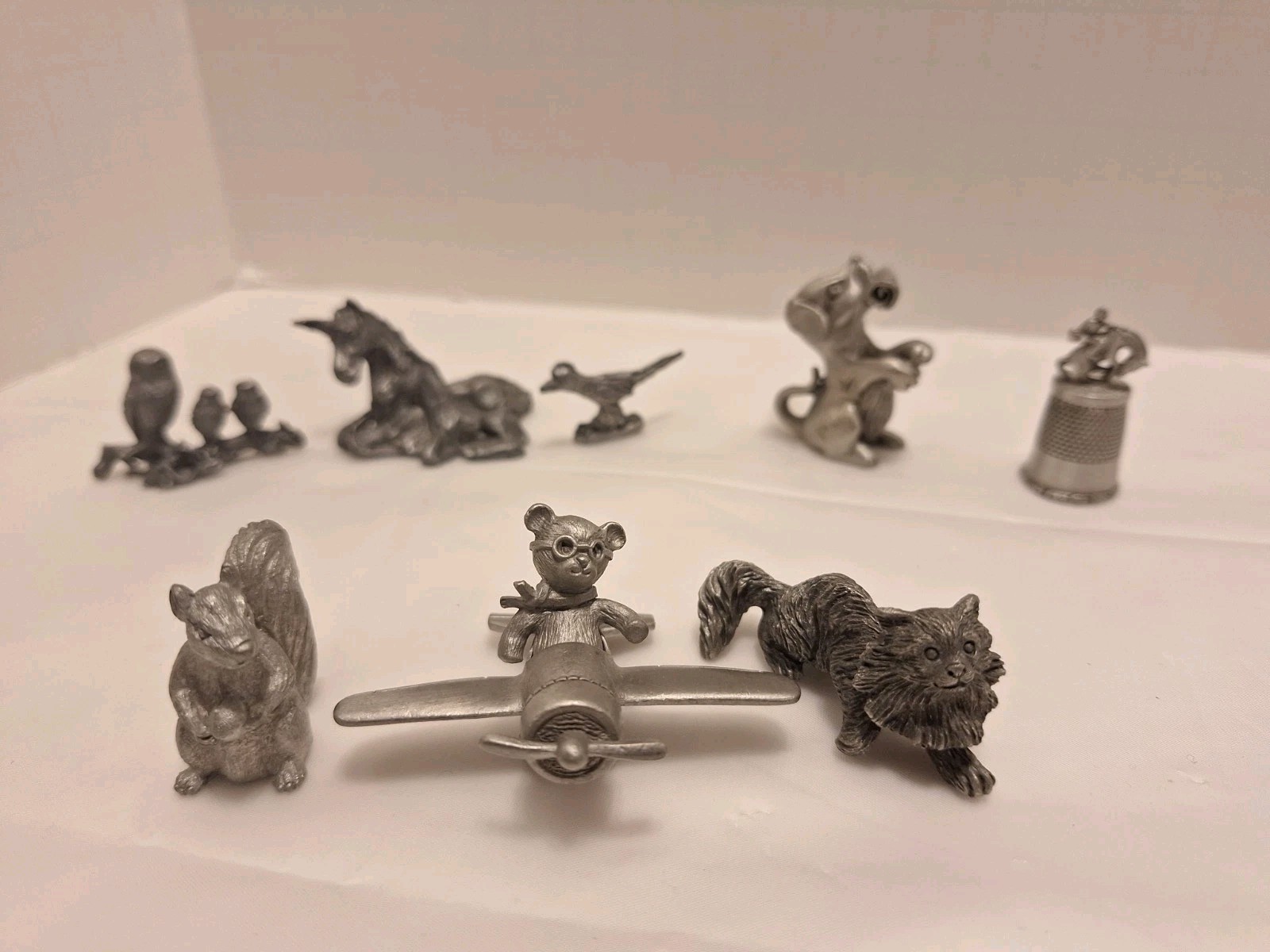 VTG Lot Of 8 Pewter Figurines 1 Fort 1 Hudson 3 Spoontiques 3 Unmarked Read Desc VTG Lot Of 8 Pewter Figurines 1 Fort 1 Hudson 3 Spoontiques 3 Unmarked Read Desc
