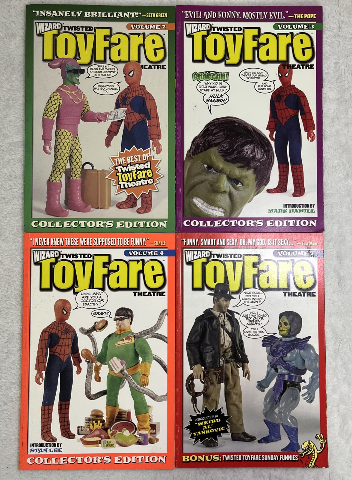 Twisted Toyfare Theatre Volumes # 2 3 4 7 Wizard Collectors Edition Magazines Twisted Toyfare Theatre Volumes # 2 3 4 7 Wizard Collectors Edition Magazines