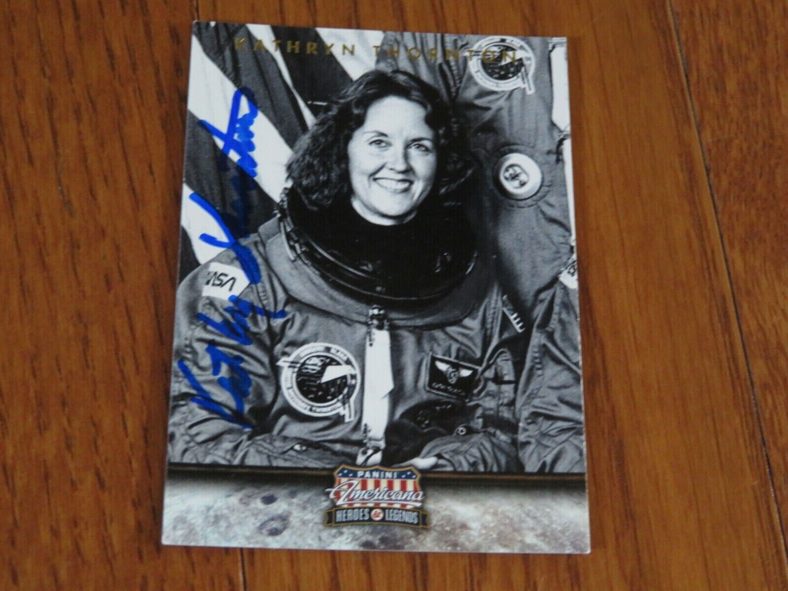 Kathryn Thornton Autographed Hand Signed Card NASA Astronaut Space