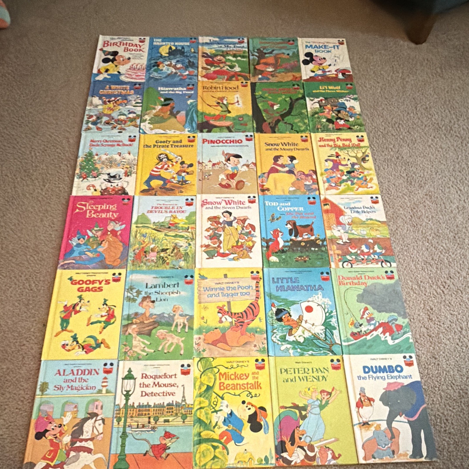 Large Lot 30 Vintage Disney Wonderful World Reading Hardcover Childrens Books Large Lot 30 Vintage Disney Wonderful World Reading Hardcover Childrens Books