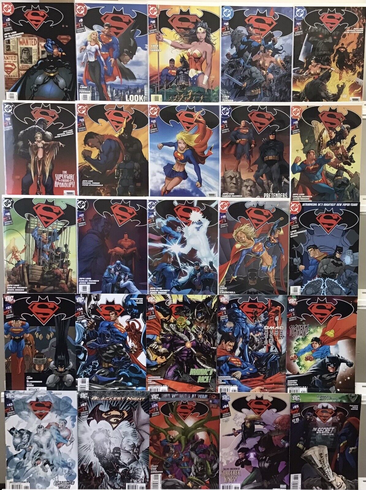 DC Comics - Superman/Batman - Comic Book Lot Of 25