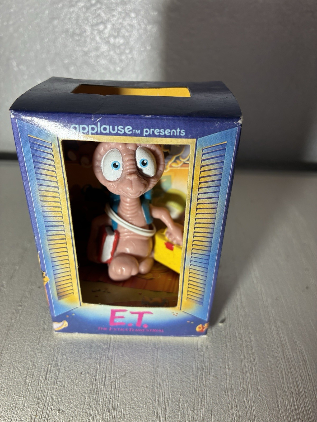 1988 Vintage Applause E.T. Extra Terrestrial Pvc Figure Inbox 1988 Vintage Applause E.T. Extra Terrestrial Pvc Figure Inbox