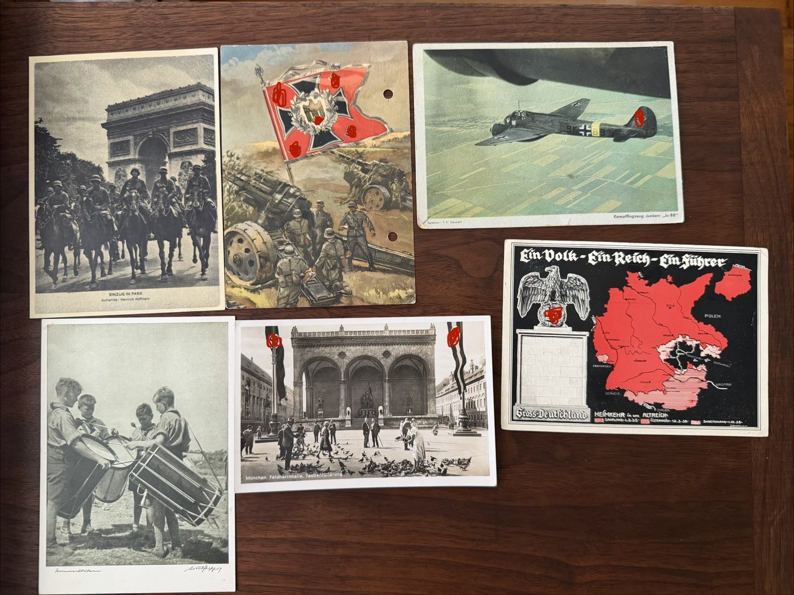 Authentic WW2 German Post Card Grouping Authentic WW2 German Post Card Grouping