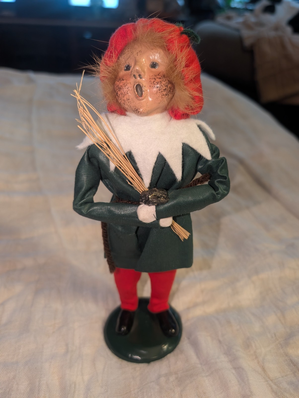 Vintage 1988 Byers' Choice Knecht Ruprecht Black Peter Santa's Helper Carolers Vintage 1988 Byers' Choice Knecht Ruprecht Black Peter Santa's Helper Carolers