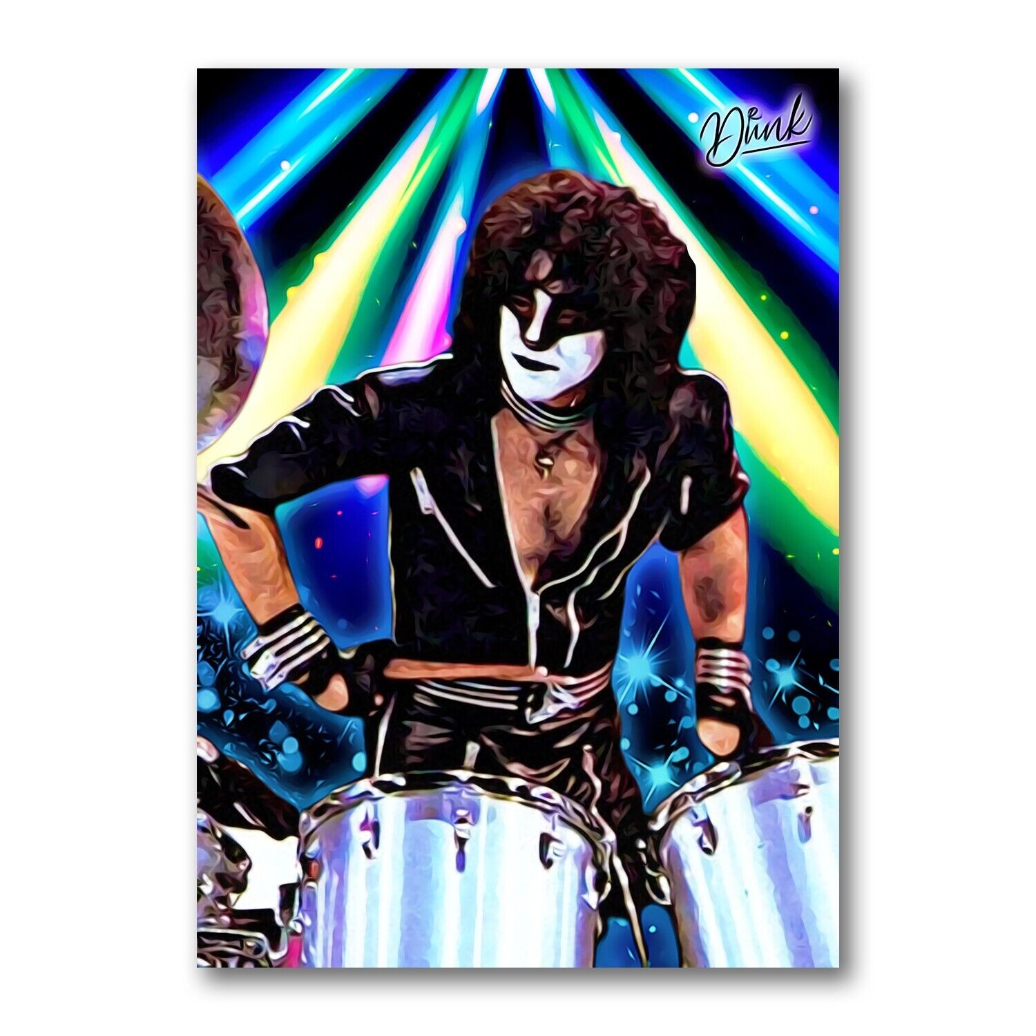 Eric Carr Kiss VIP Headliner Sketch Card Limited 03/20 Dr. Dunk Signed